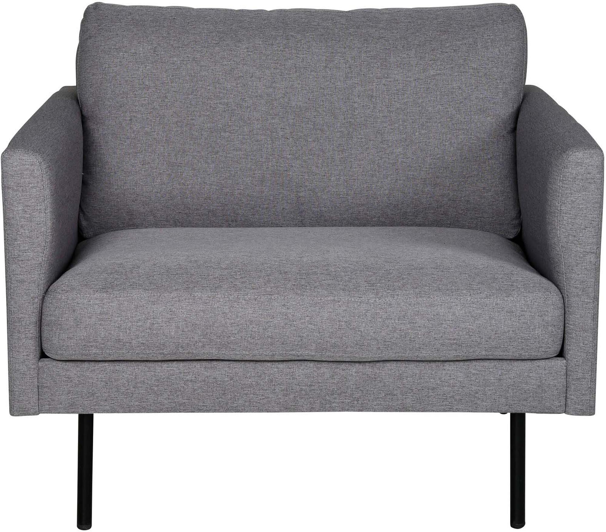 Zoom Sessel in Grau präsentiert im Onlineshop von KAQTU Design AG. Sessel mit Armlehnen ist von Venture Home