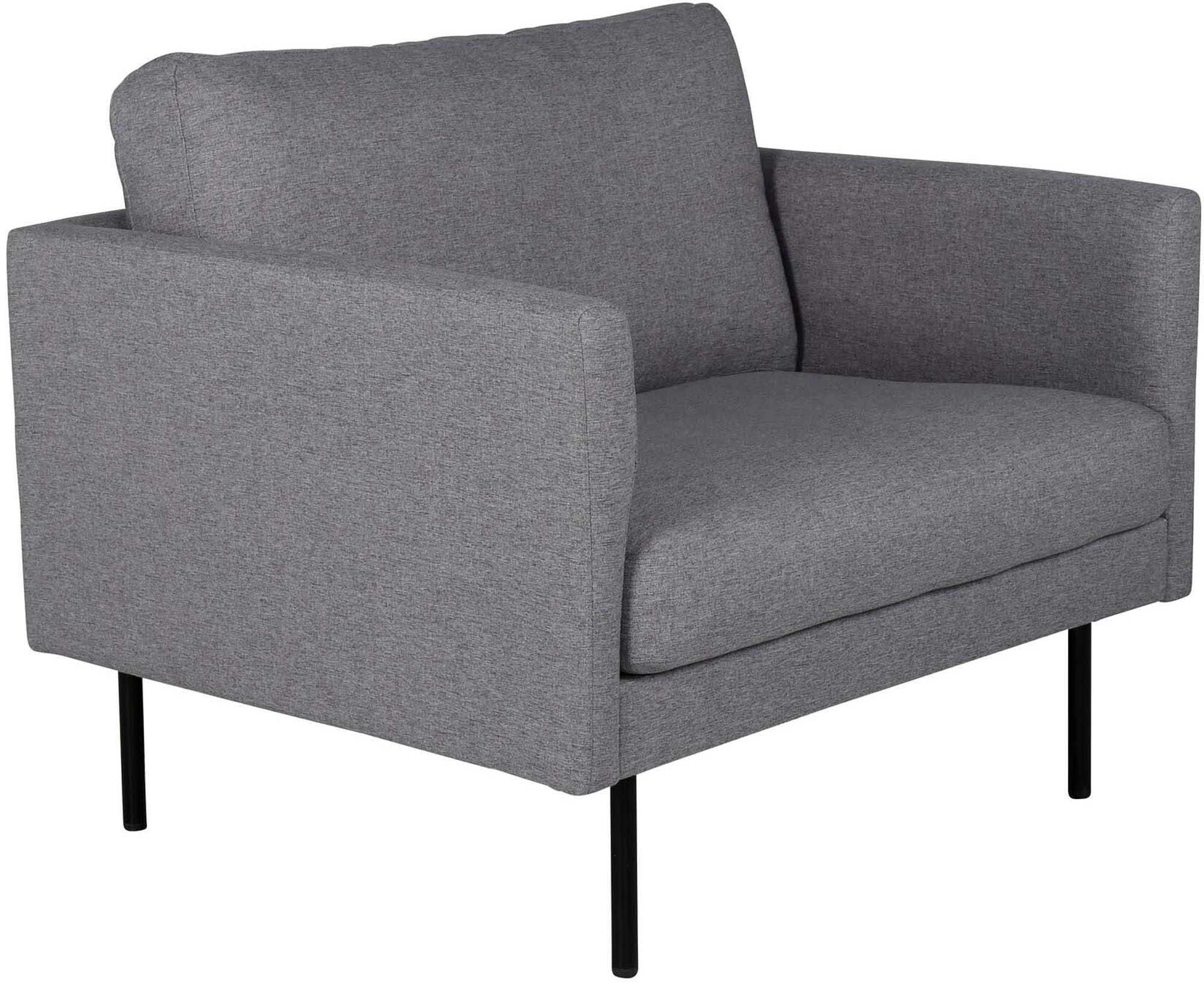 Zoom Sessel in Grau präsentiert im Onlineshop von KAQTU Design AG. Sessel mit Armlehnen ist von Venture Home