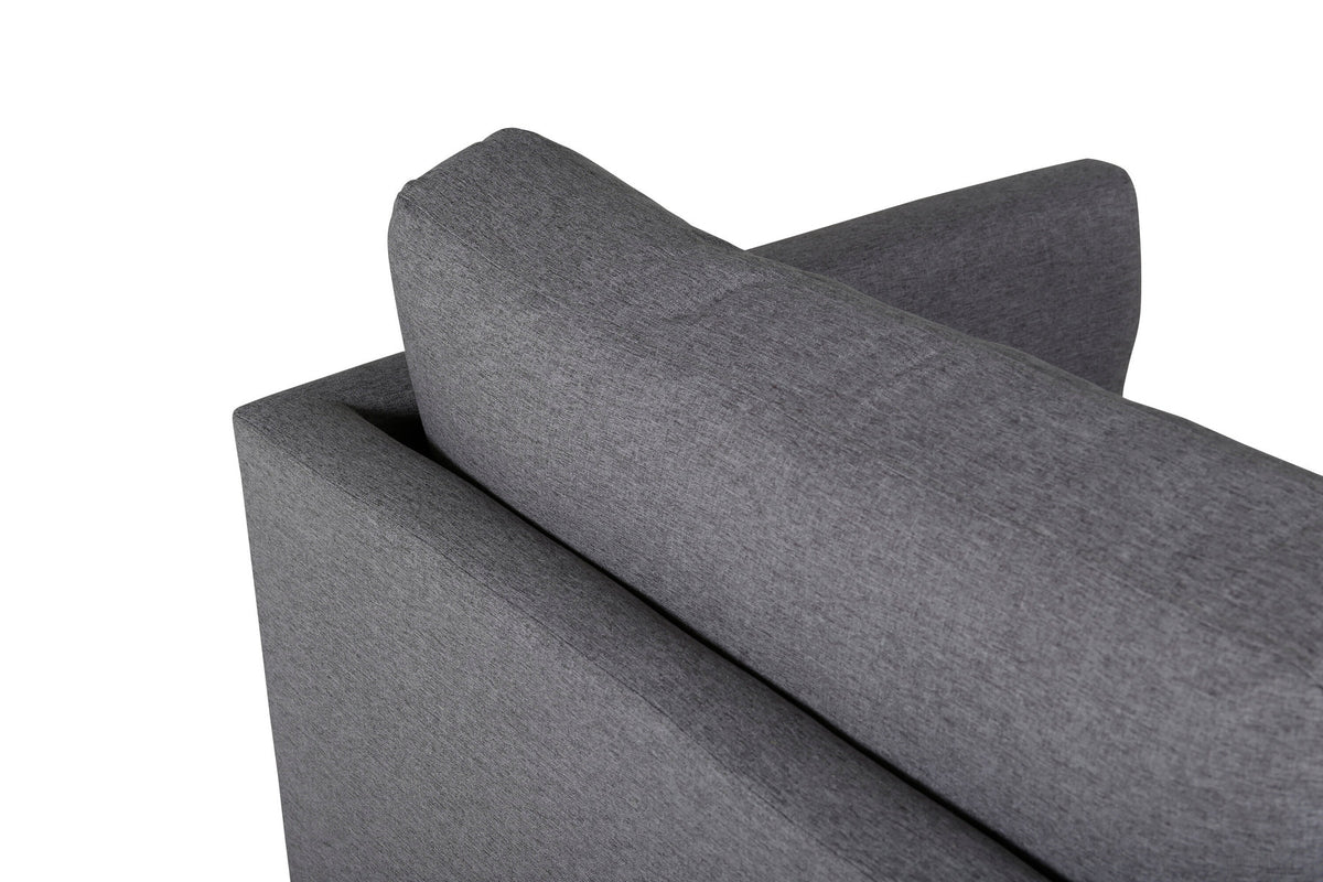 Zoom Sessel in Grau präsentiert im Onlineshop von KAQTU Design AG. Sessel mit Armlehnen ist von Venture Home