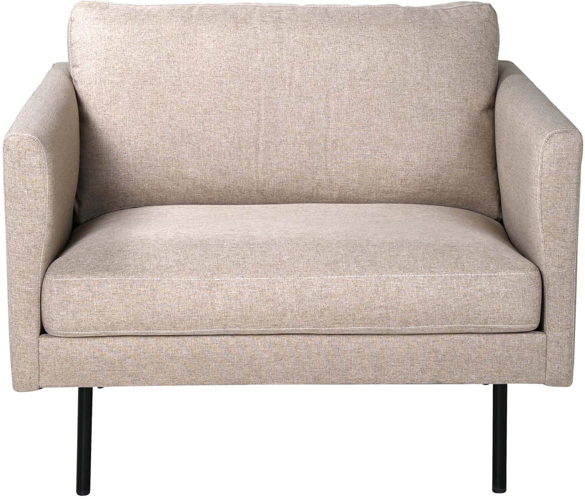 Zoom Sessel in Beige präsentiert im Onlineshop von KAQTU Design AG. Sessel mit Armlehnen ist von Venture Home