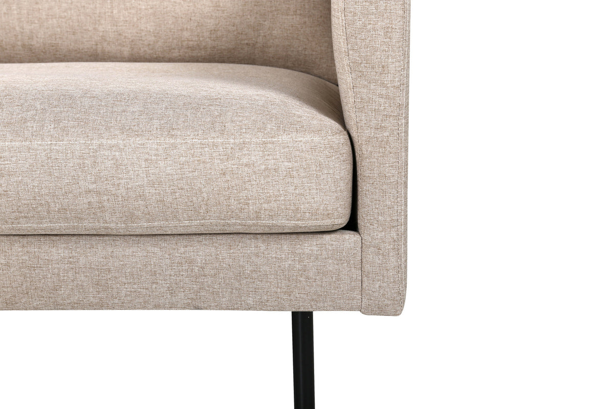 Zoom Sessel in Beige präsentiert im Onlineshop von KAQTU Design AG. Sessel mit Armlehnen ist von Venture Home