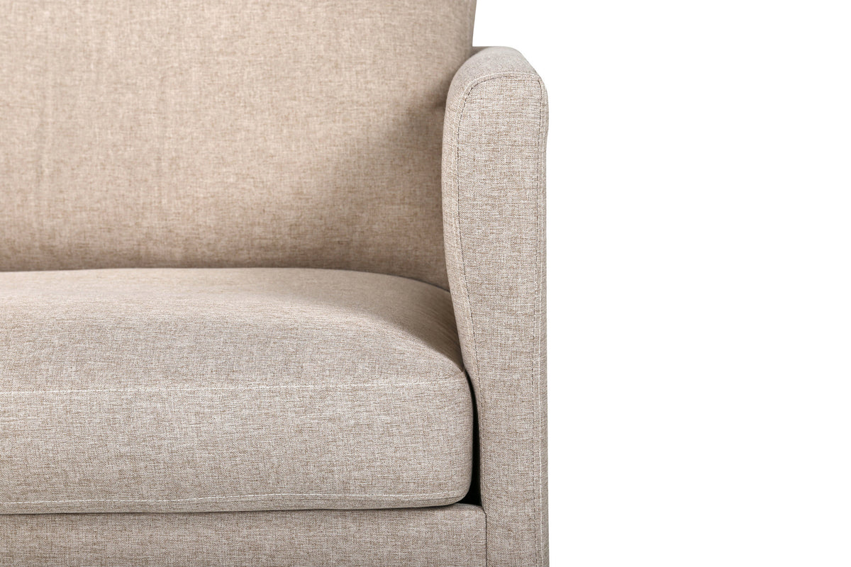 Zoom Sessel in Beige präsentiert im Onlineshop von KAQTU Design AG. Sessel mit Armlehnen ist von Venture Home