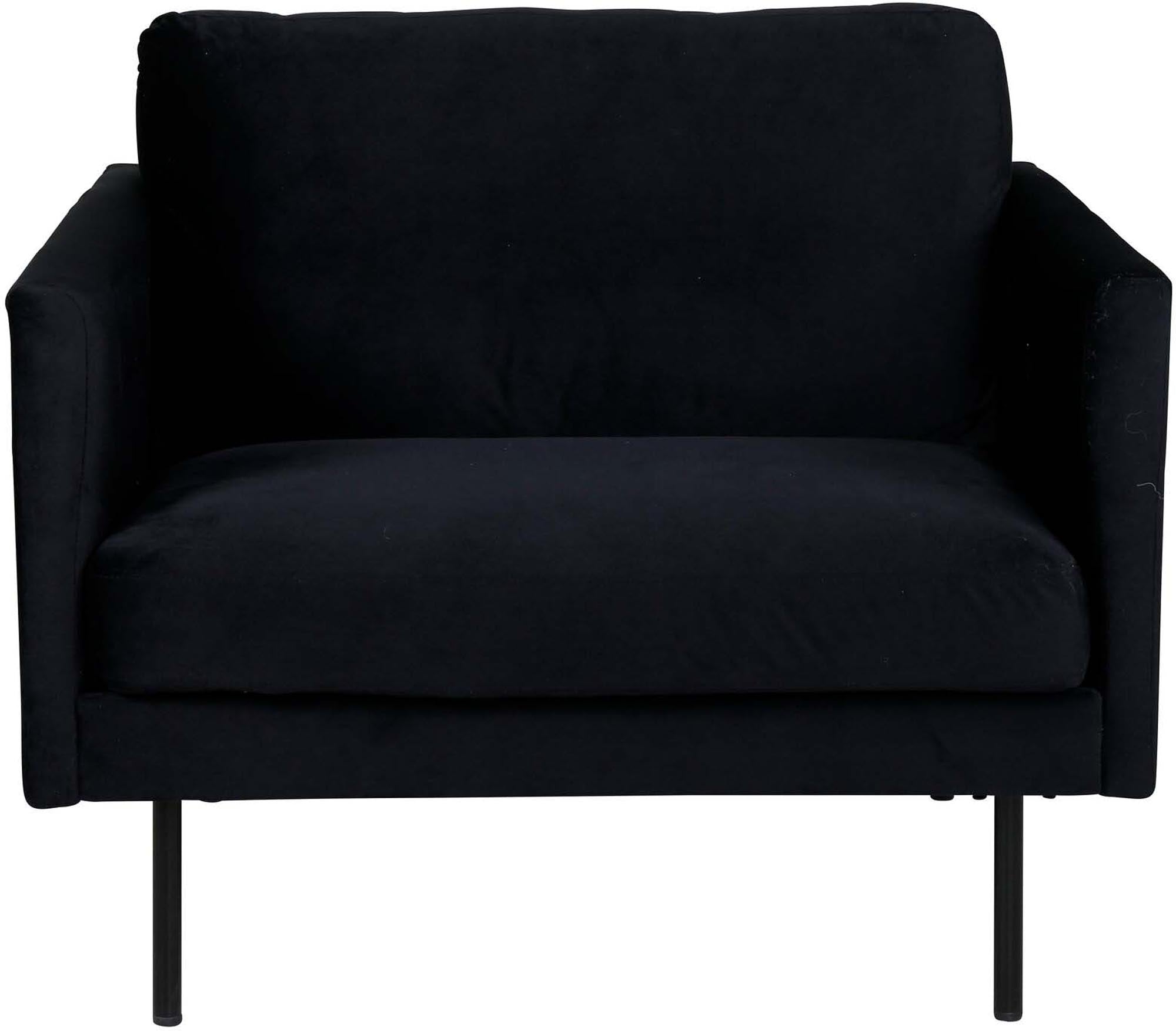 Zoom Sessel in Schwarz präsentiert im Onlineshop von KAQTU Design AG. Sessel mit Armlehnen ist von Venture Home