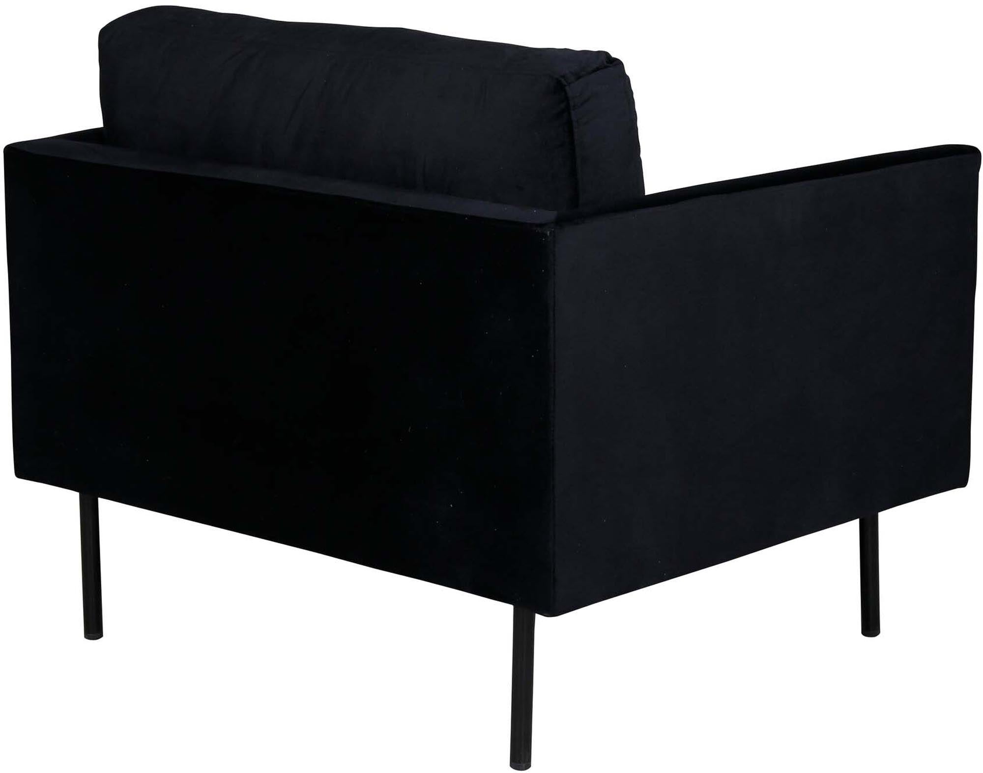 Zoom Sessel in Schwarz präsentiert im Onlineshop von KAQTU Design AG. Sessel mit Armlehnen ist von Venture Home