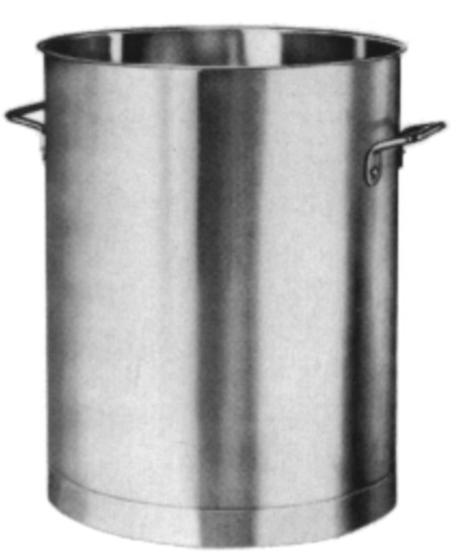 Robuster 75l Behälter mit 40cm Durchmesser und 62cm Höhe, ausgestattet mit einem stabilen Bodenreif, perfekt für die Küchenorganisation ohne Deckel.