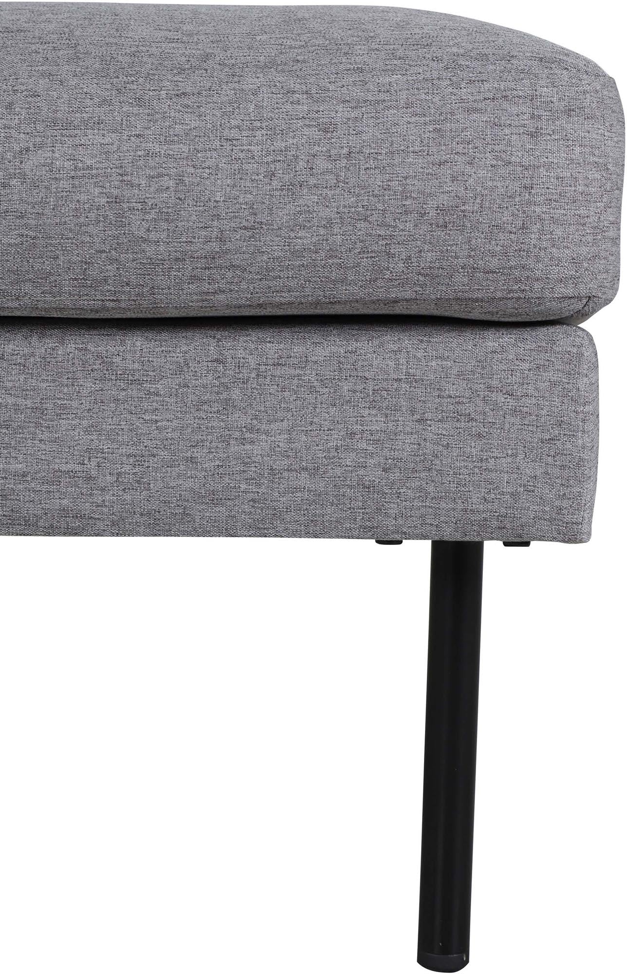 Zoom Ottoman / Pouf in Grau präsentiert im Onlineshop von KAQTU Design AG. Ottoman ist von Venture Home