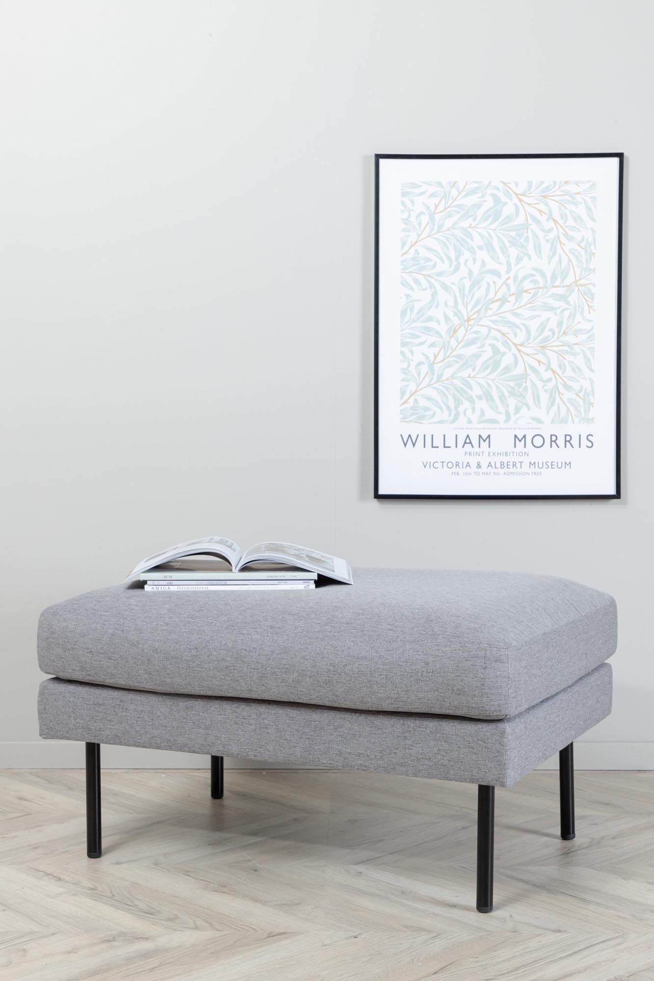 Zoom Ottoman / Pouf in Grau präsentiert im Onlineshop von KAQTU Design AG. Ottoman ist von Venture Home