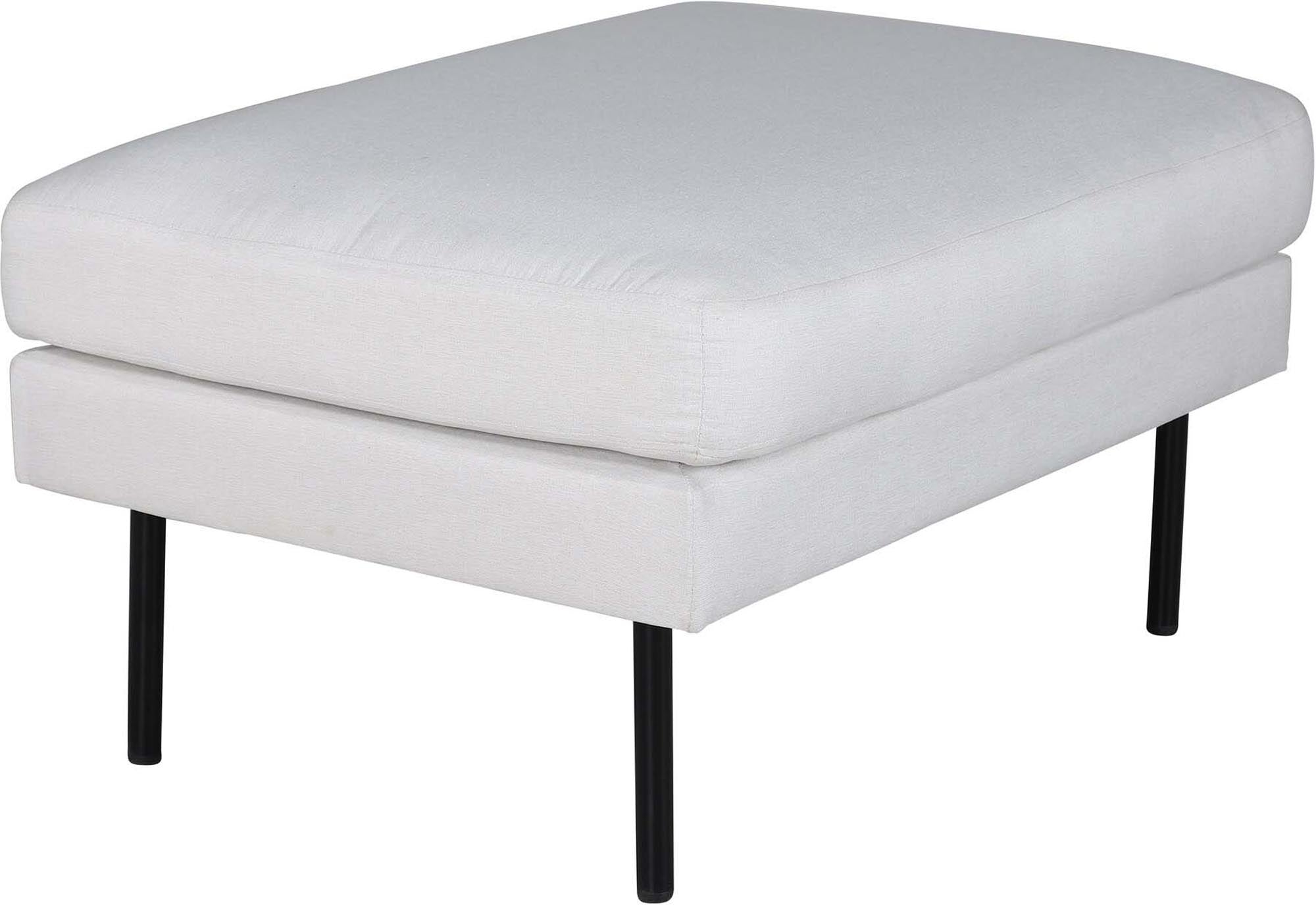 Zoom Ottoman / Pouf in Hell beige präsentiert im Onlineshop von KAQTU Design AG. Ottoman ist von Venture Home