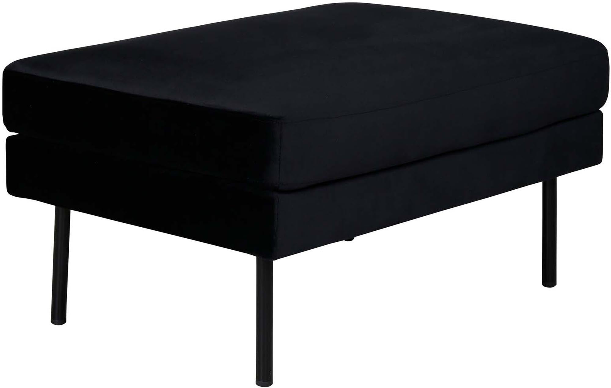 Zoom Ottoman / Pouf in Schwarz präsentiert im Onlineshop von KAQTU Design AG. Ottoman ist von Venture Home