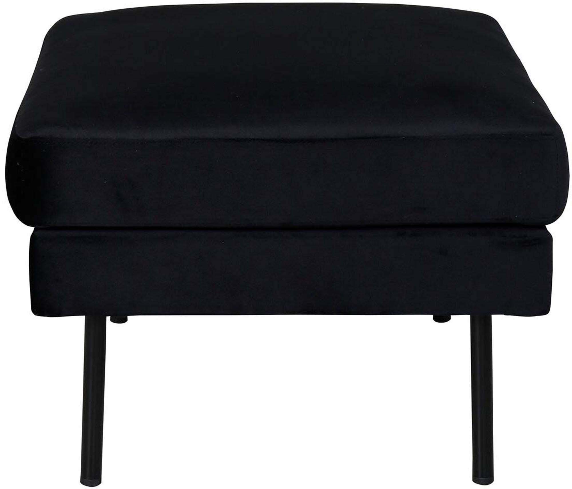 Zoom Ottoman / Pouf in Schwarz präsentiert im Onlineshop von KAQTU Design AG. Ottoman ist von Venture Home