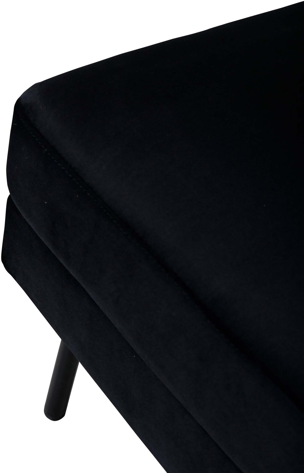 Zoom Ottoman / Pouf in Schwarz präsentiert im Onlineshop von KAQTU Design AG. Ottoman ist von Venture Home