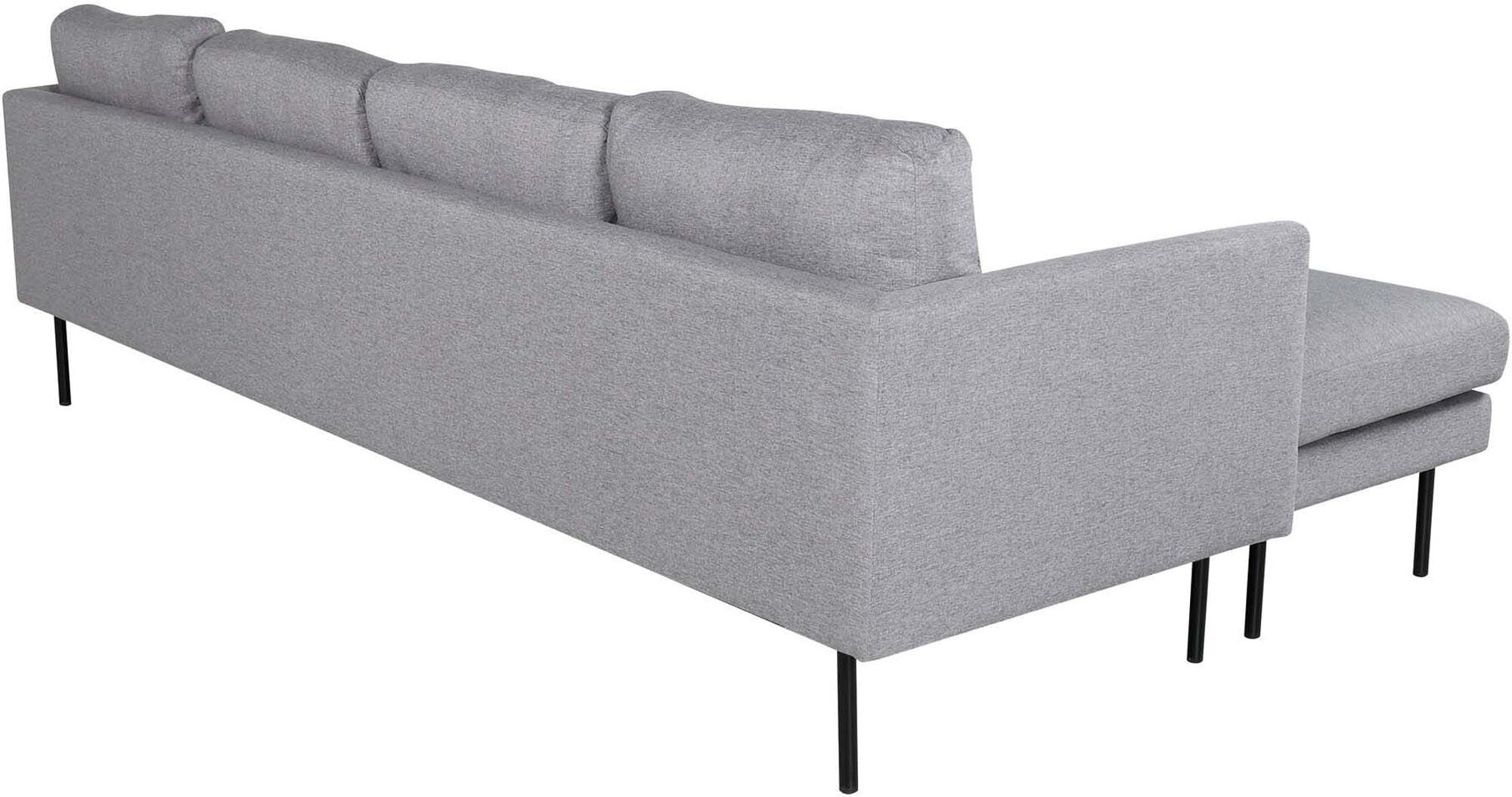 Zoom U-Sofa in Grau präsentiert im Onlineshop von KAQTU Design AG. L-Sofa rechts ist von Venture Home