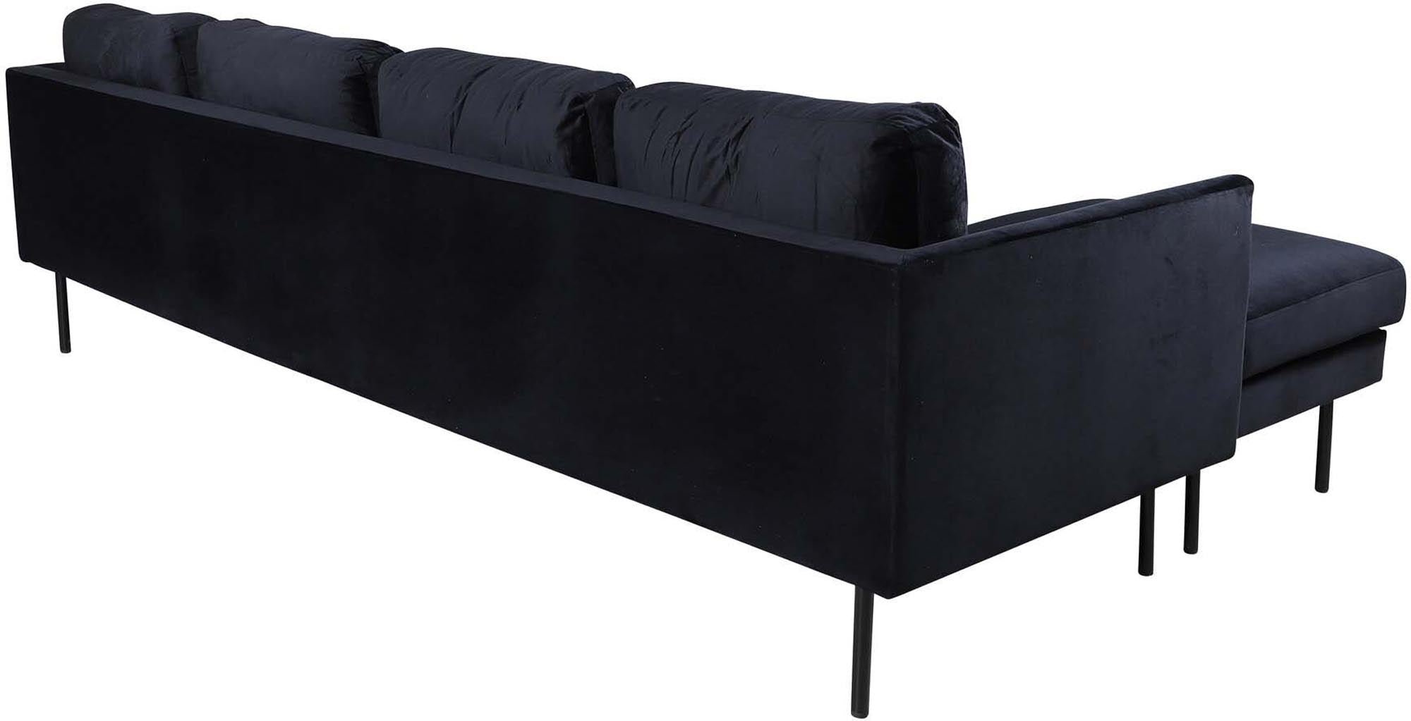 Zoom U-Sofa in Schwarz präsentiert im Onlineshop von KAQTU Design AG. L-Sofa rechts ist von Venture Home