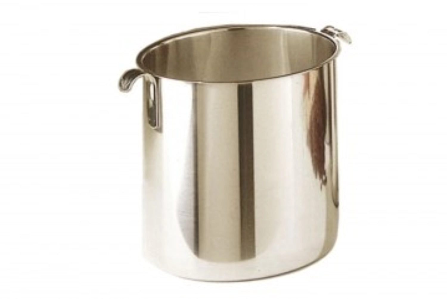 Runde Bain Marie von Amsta, 5 lt, ohne Deckel, mit praktischen Griffhaken – ideal für das sanfte Erwärmen und Servieren von Speisen.