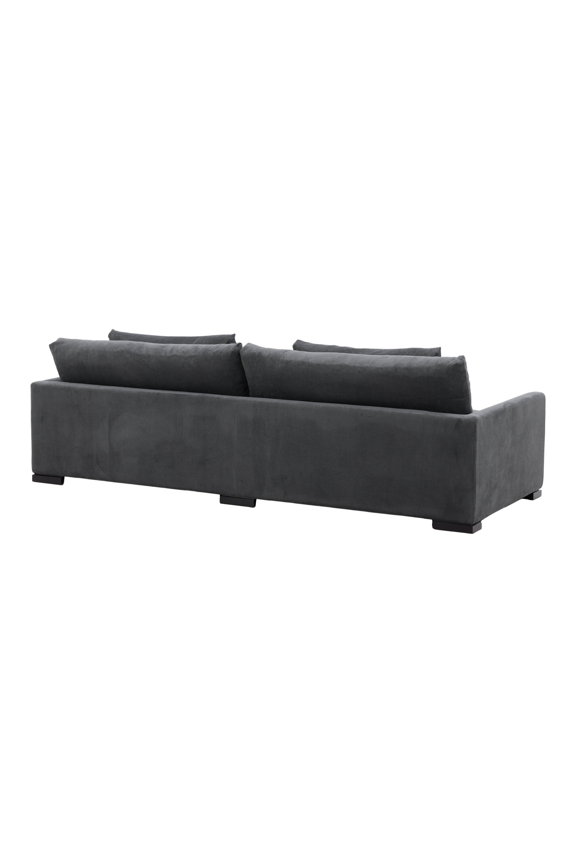 Durham Sofa in Dunkelgrau präsentiert im Onlineshop von KAQTU Design AG. 3er Sofa ist von Venture Home