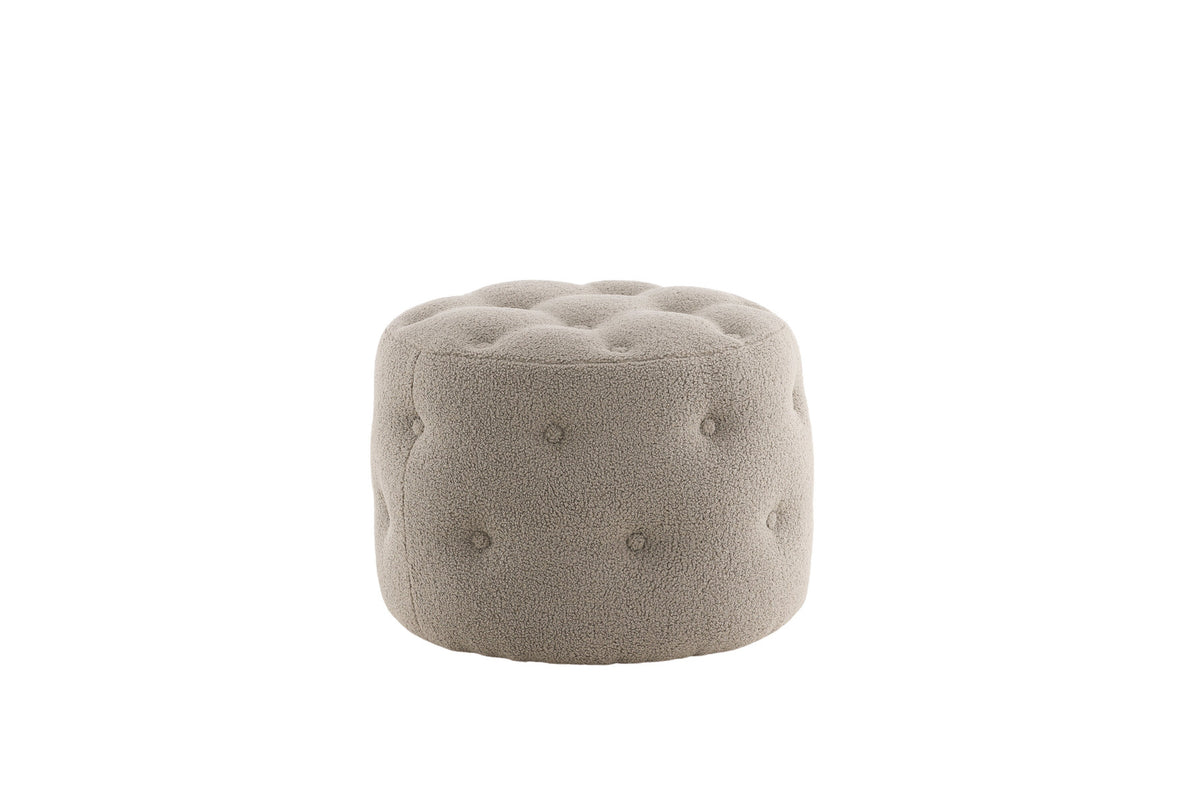 Benjamin Ottoman / Pouf in Greige präsentiert im Onlineshop von KAQTU Design AG. Pouf ist von Venture Home