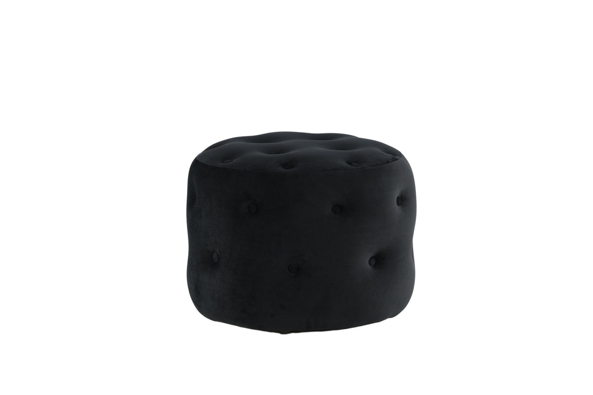 Benjamin Ottoman / Pouf in Schwarz präsentiert im Onlineshop von KAQTU Design AG. Pouf ist von Venture Home