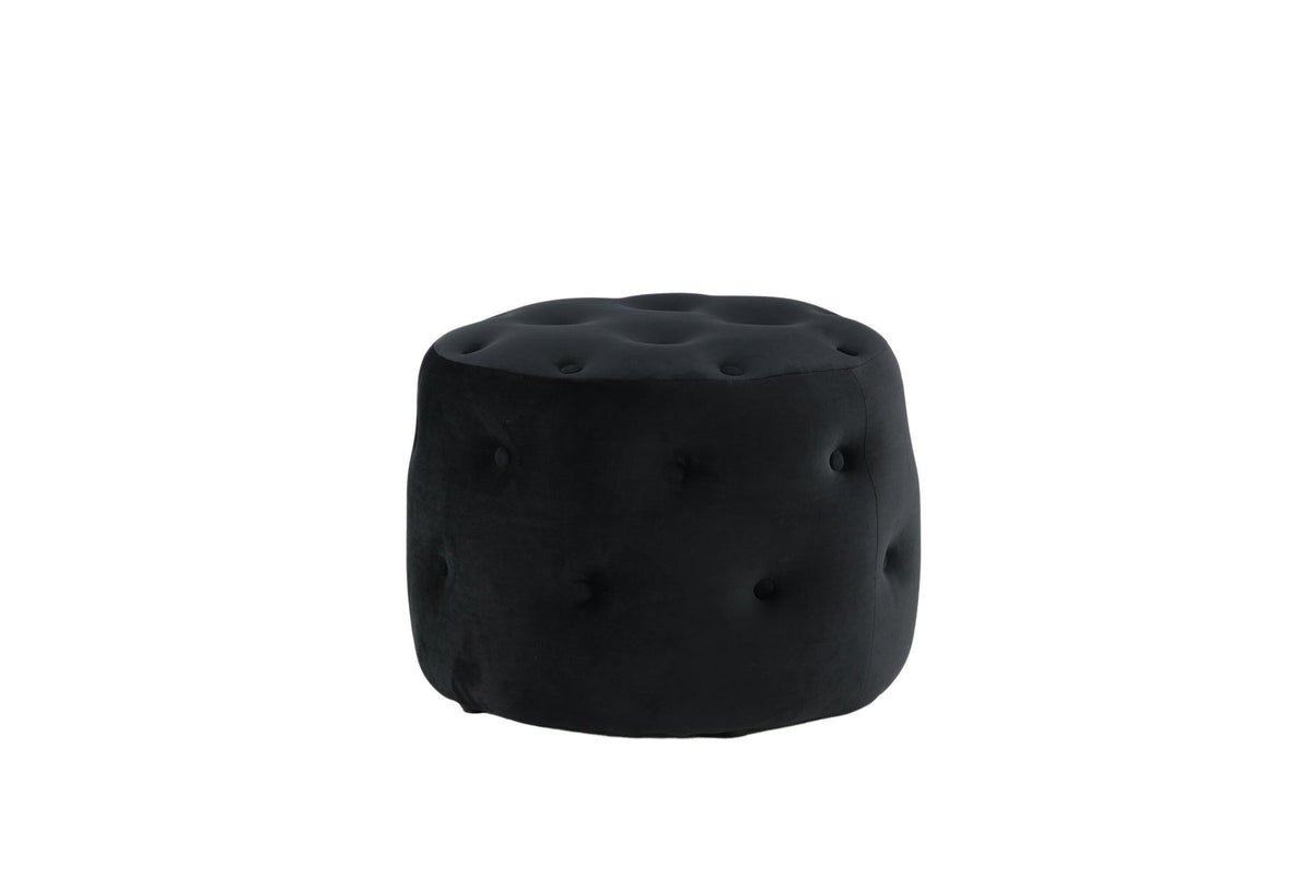 Benjamin Ottoman / Pouf in Schwarz präsentiert im Onlineshop von KAQTU Design AG. Pouf ist von Venture Home