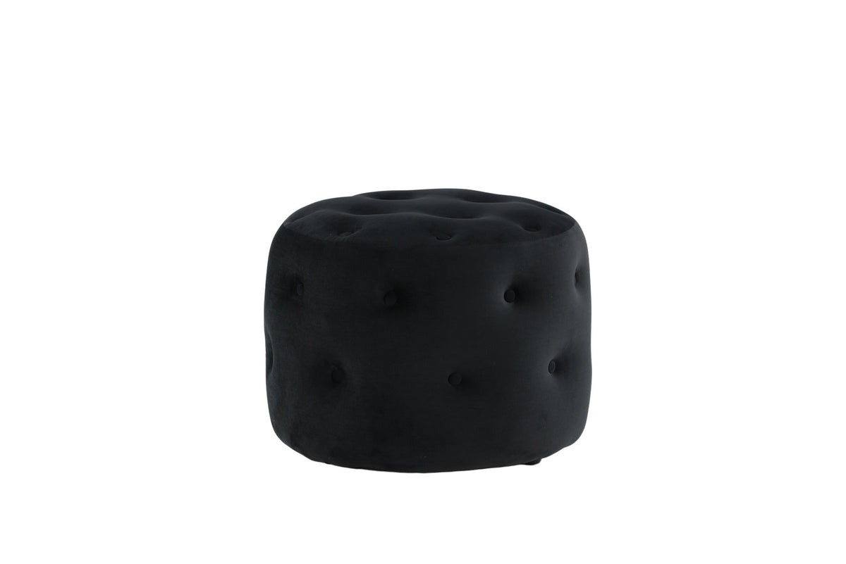 Benjamin Ottoman / Pouf in Schwarz präsentiert im Onlineshop von KAQTU Design AG. Pouf ist von Venture Home