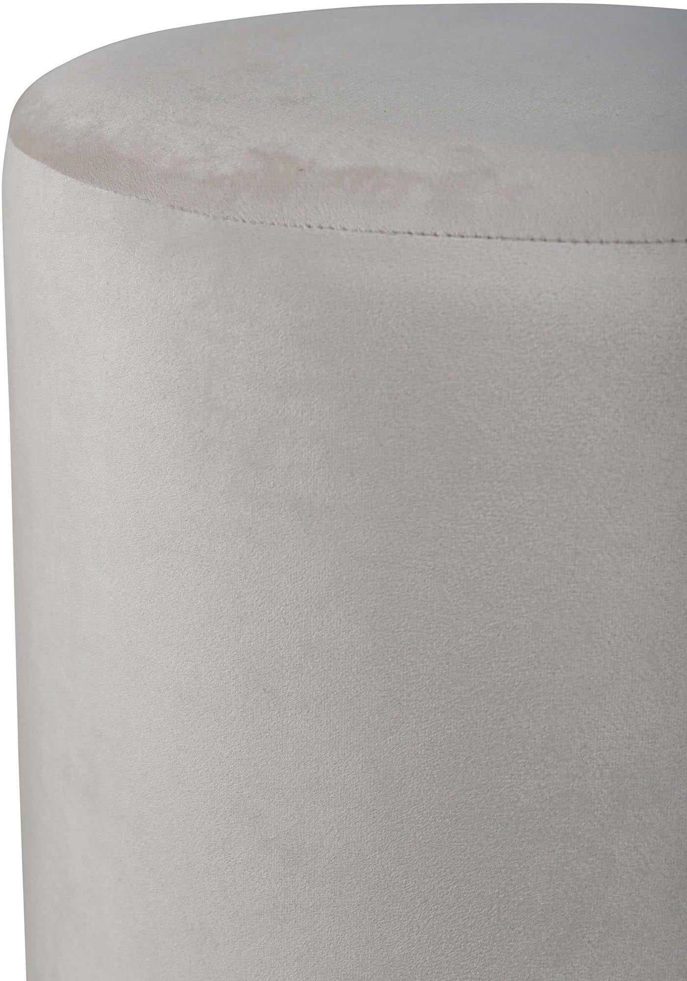 Benji Ottoman: Vielseitiger Pouf in Beige für modernes Wohndesign.