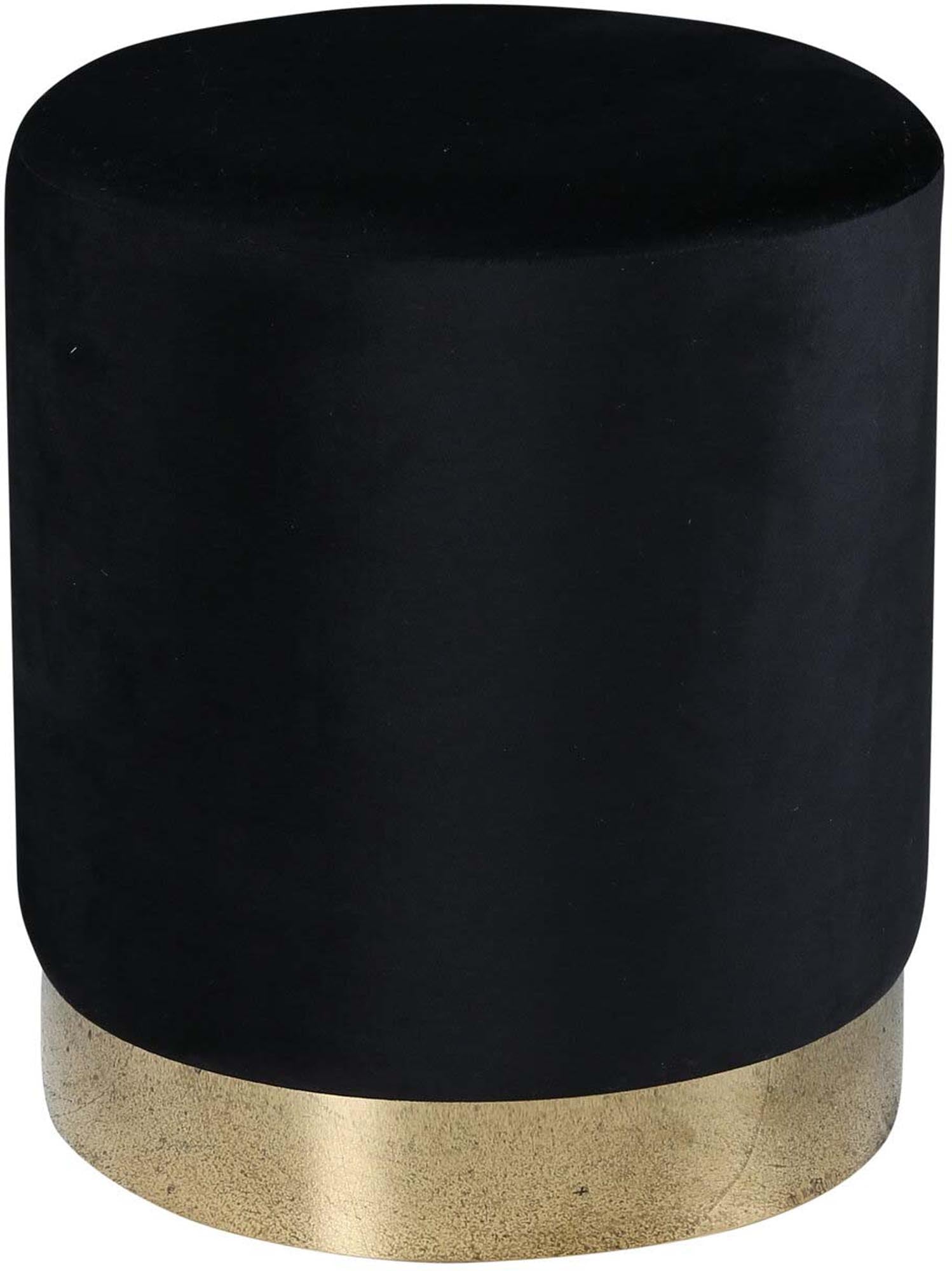 Benji Ottoman / Pouf in Schwarz präsentiert im Onlineshop von KAQTU Design AG. Pouf ist von Venture Home