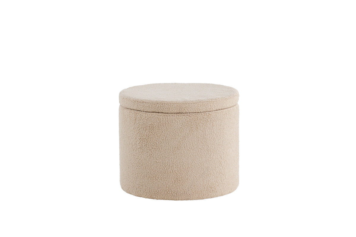 Dunken Ottoman / Pouf in Beige präsentiert im Onlineshop von KAQTU Design AG. Pouf ist von Venture Home