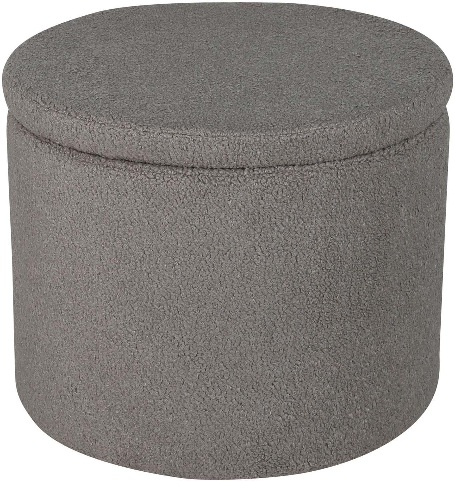 Vielseitiger Dunken Ottoman von Venture Home: Stilvolles Design, cleverer Stauraum und gemütlicher Teddystoff für jedes Zuhause.