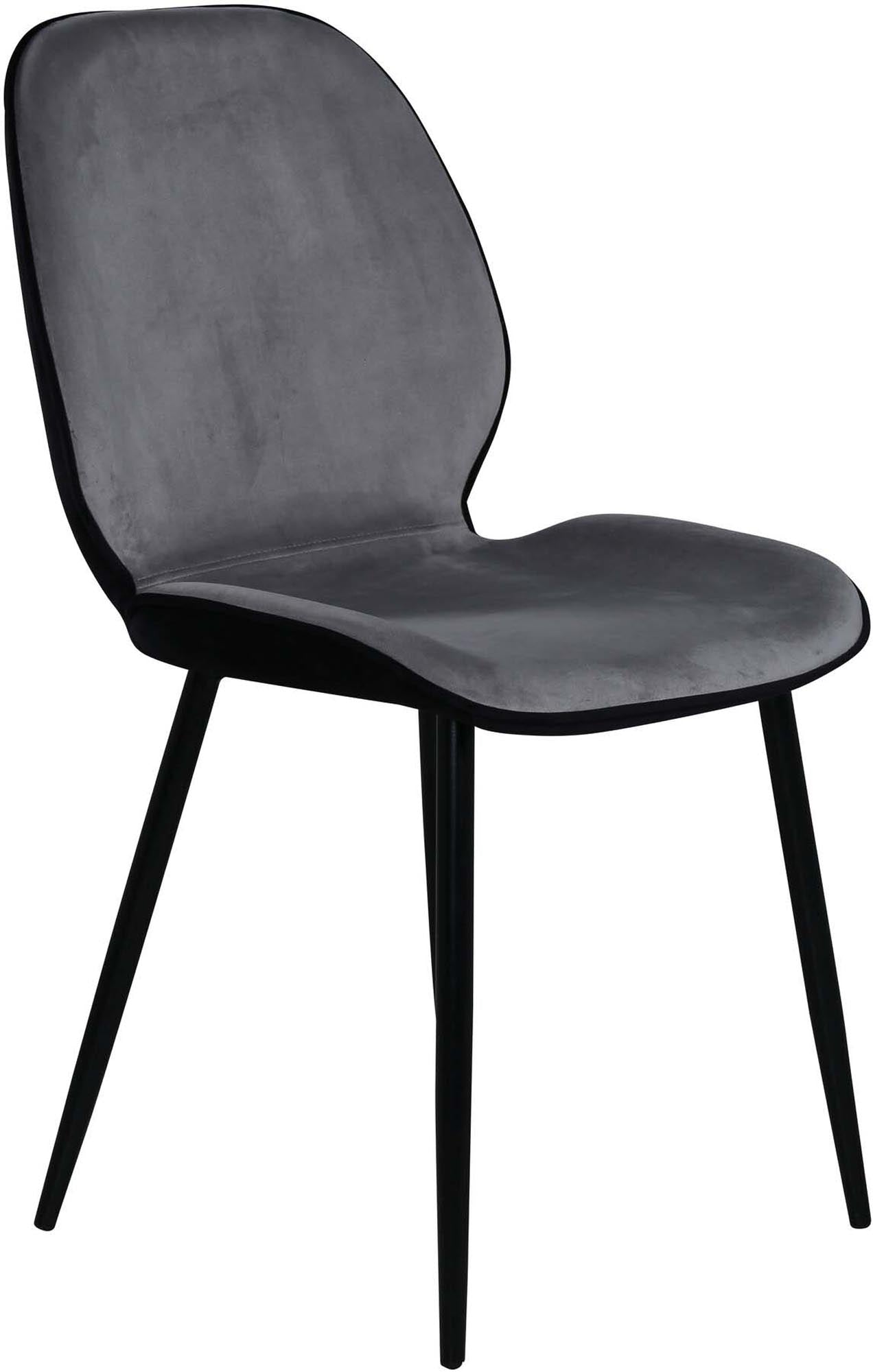 Entdecken Sie den eleganten Emma Stuhl von Venture Home – ein stilvolles Möbelstück aus luxuriösem Samt, ideal für gesellige Abende.