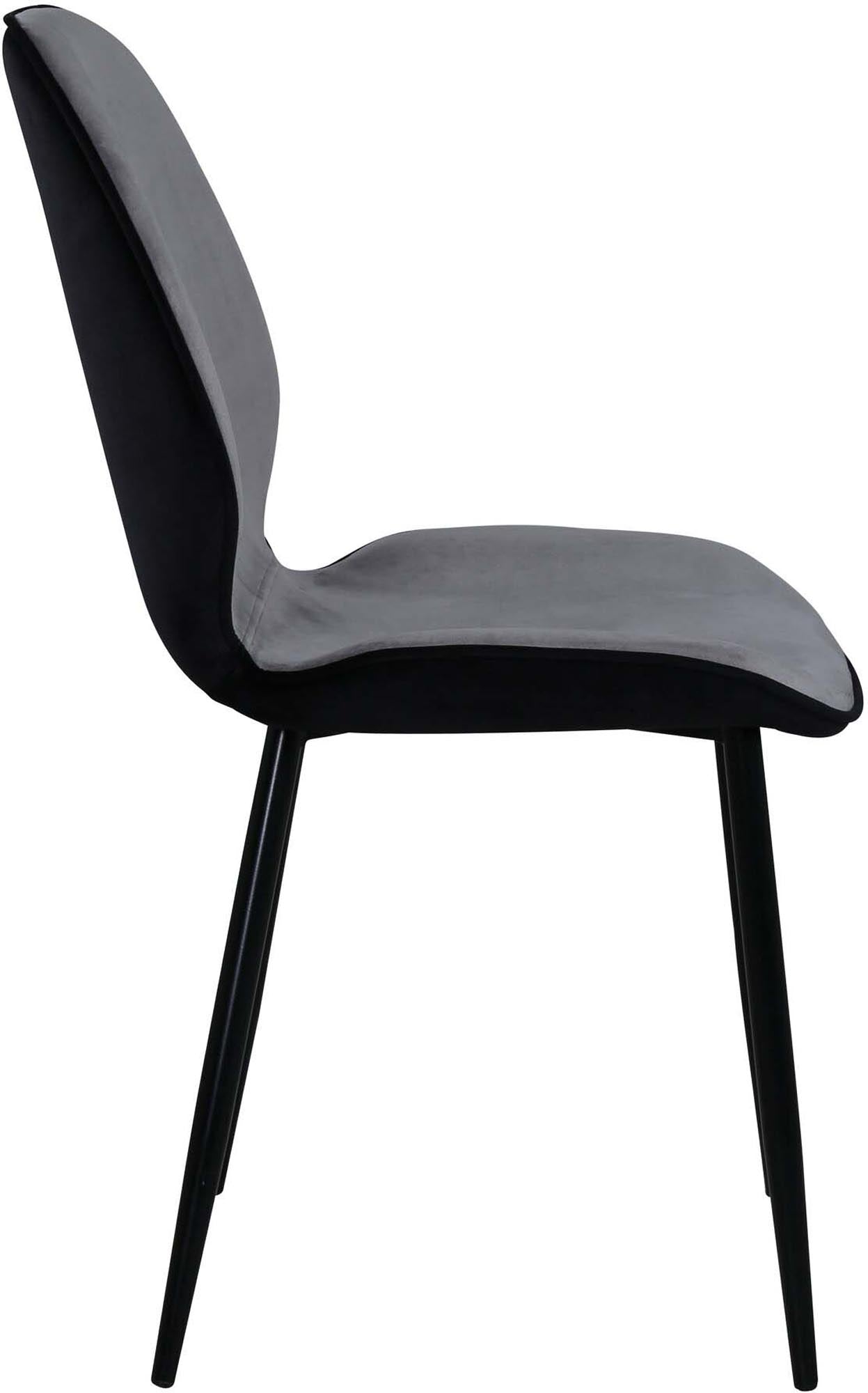 Erleben Sie den Emma Stuhl von Venture Home – ein modernes Design aus edlem Samt, perfekt für stilvolle Esszimmer und gemütliche Abende.