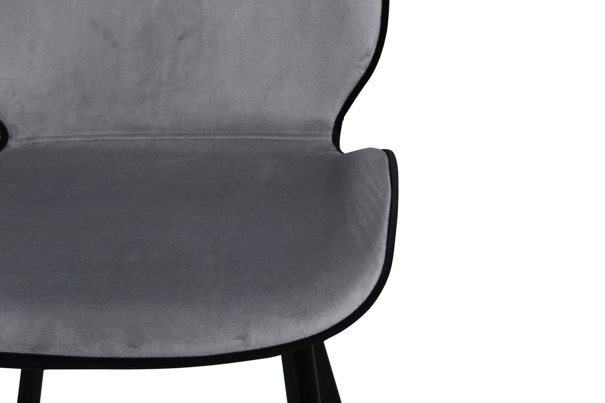 Emma Stuhl in Grau präsentiert im Onlineshop von KAQTU Design AG. Stuhl ist von Venture Home