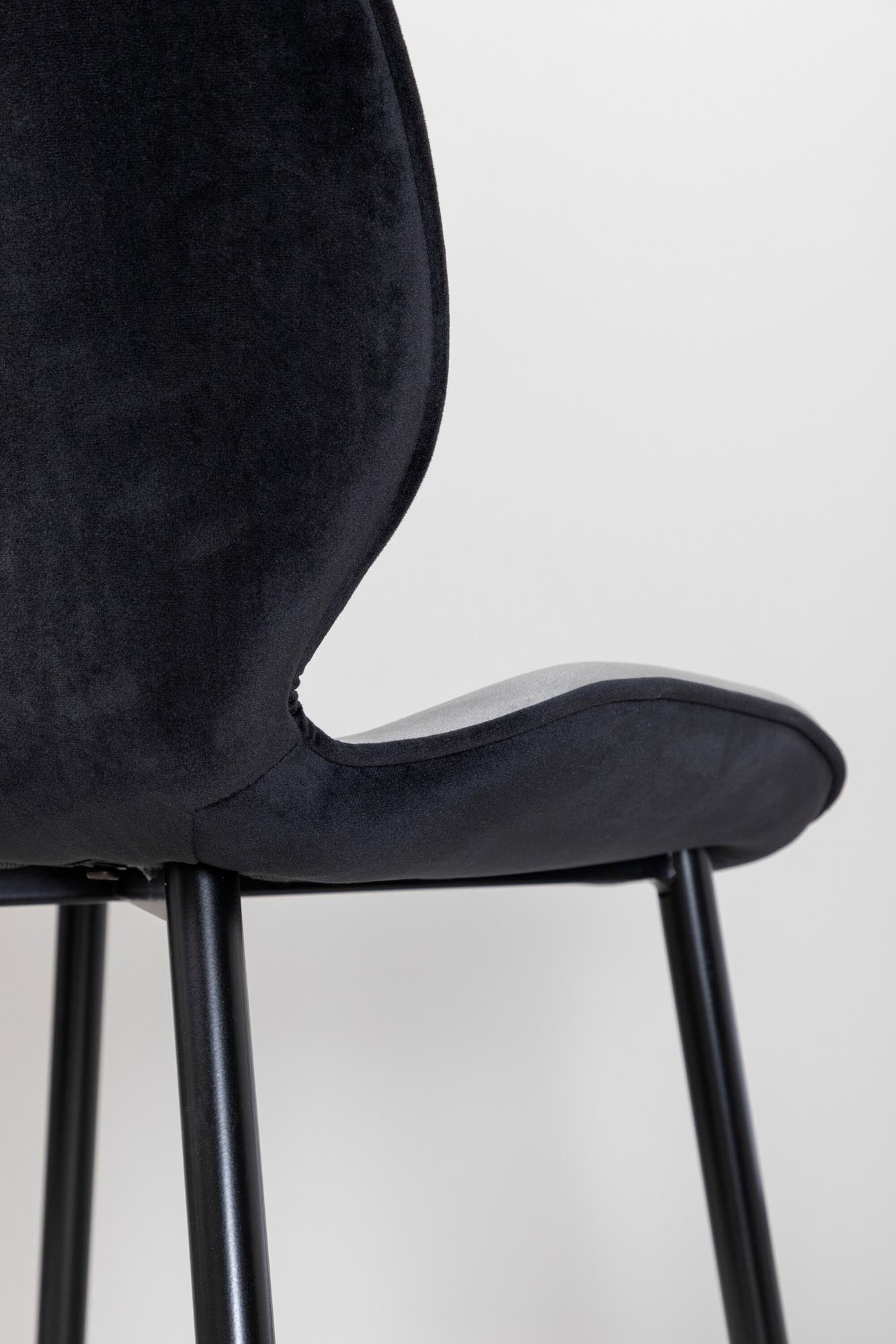 Emma Stuhl in Grau präsentiert im Onlineshop von KAQTU Design AG. Stuhl ist von Venture Home