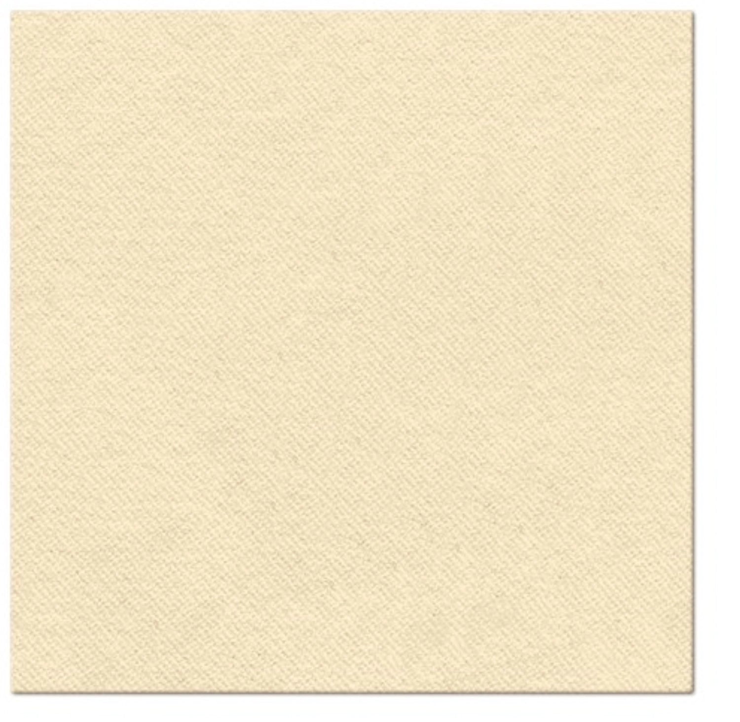 Servietten Dinner 50x Unifarbe cream, 40x40cm in Beige präsentiert im Onlineshop von KAQTU Design AG. Servietten ist von PAW