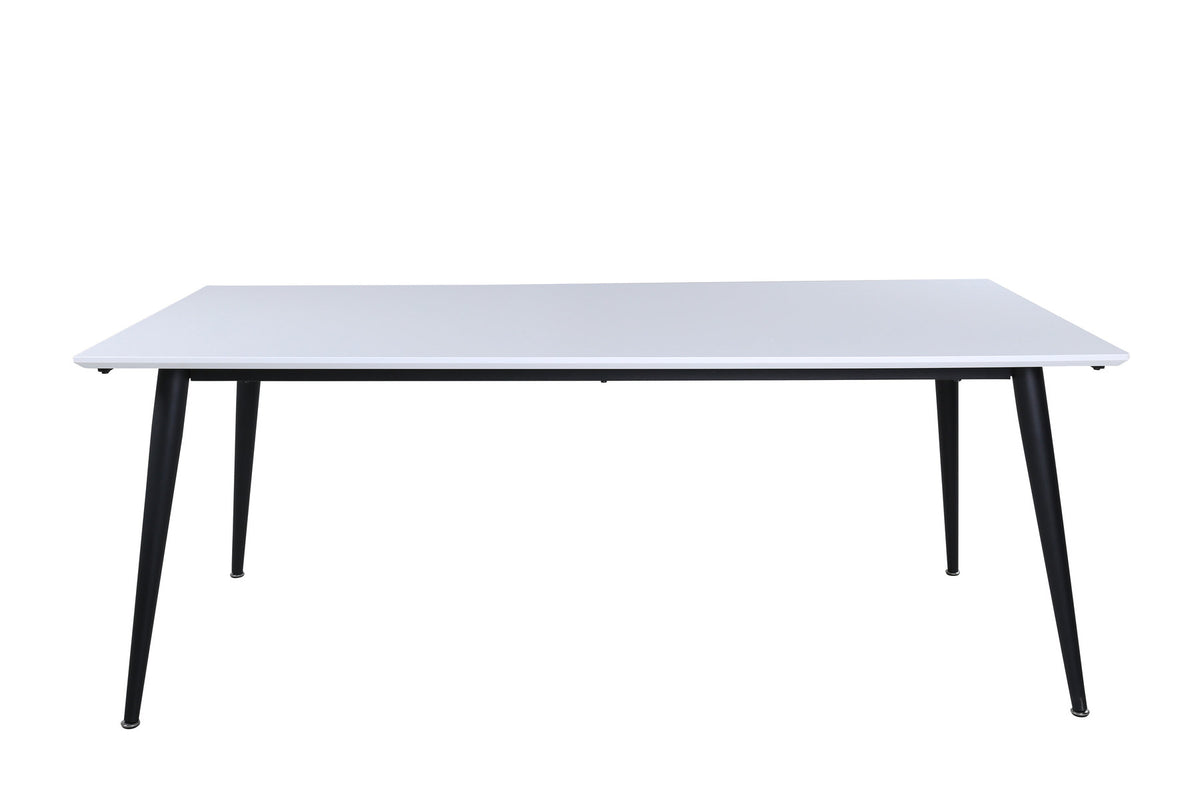 Jimmy Tisch in Weiss präsentiert im Onlineshop von KAQTU Design AG. Esstisch ist von Venture Home