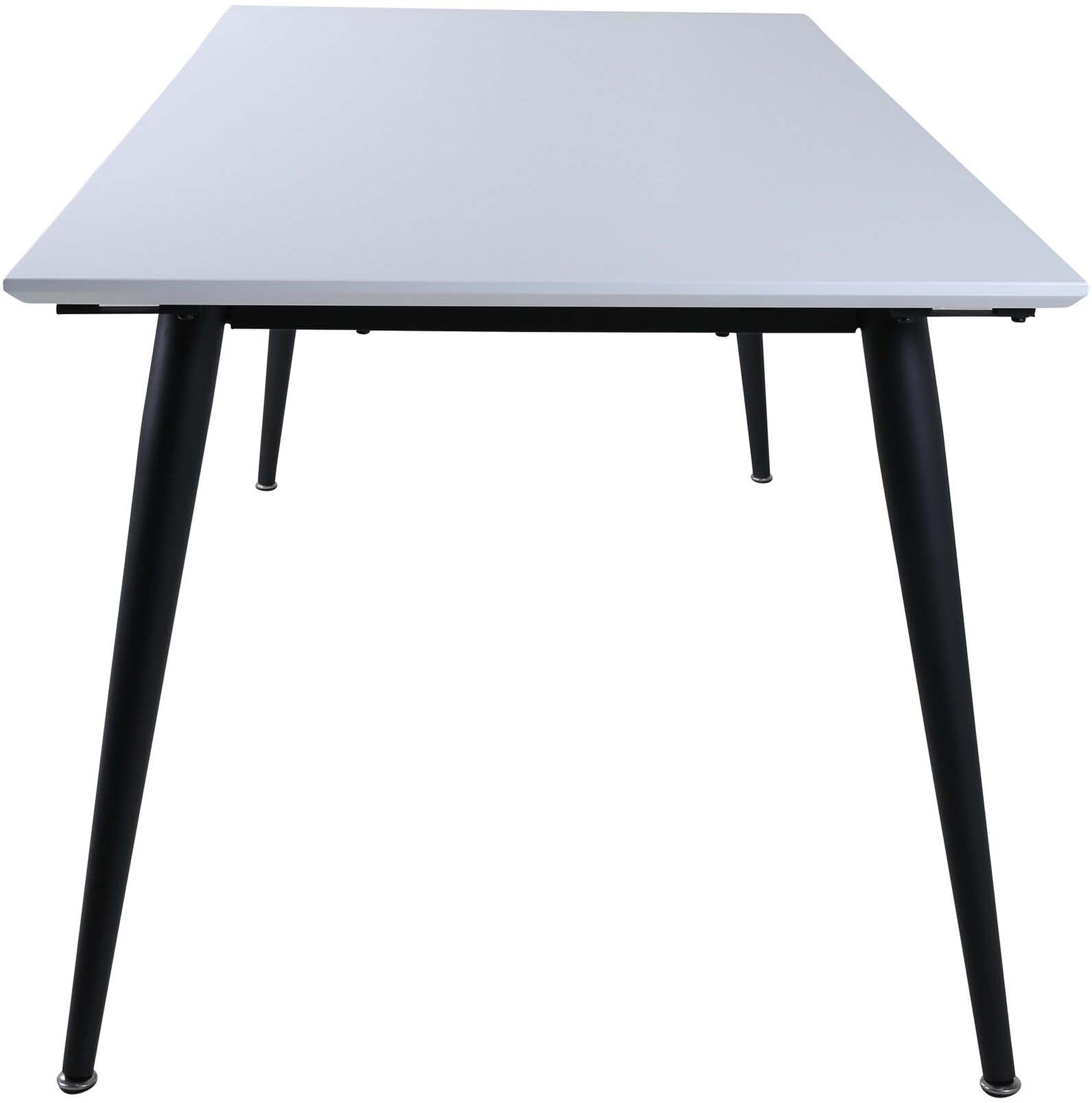 Jimmy Tisch in Weiss präsentiert im Onlineshop von KAQTU Design AG. Esstisch ist von Venture Home