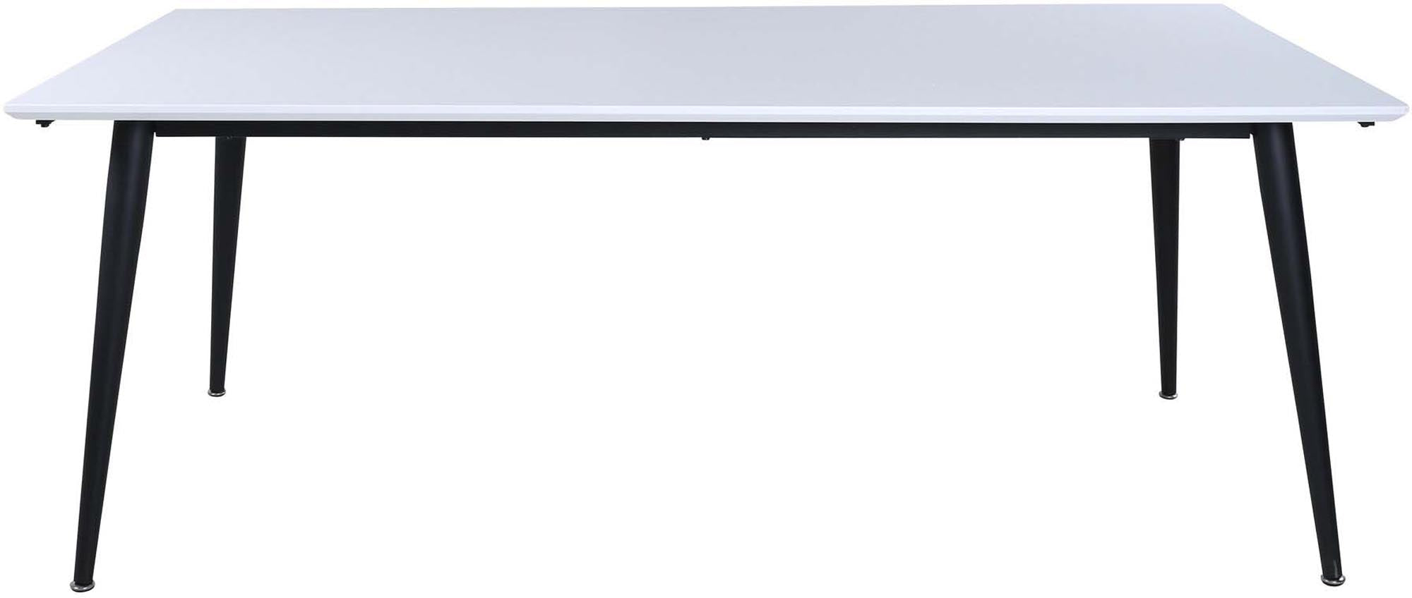 Jimmy Tisch in Weiss präsentiert im Onlineshop von KAQTU Design AG. Esstisch ist von Venture Home