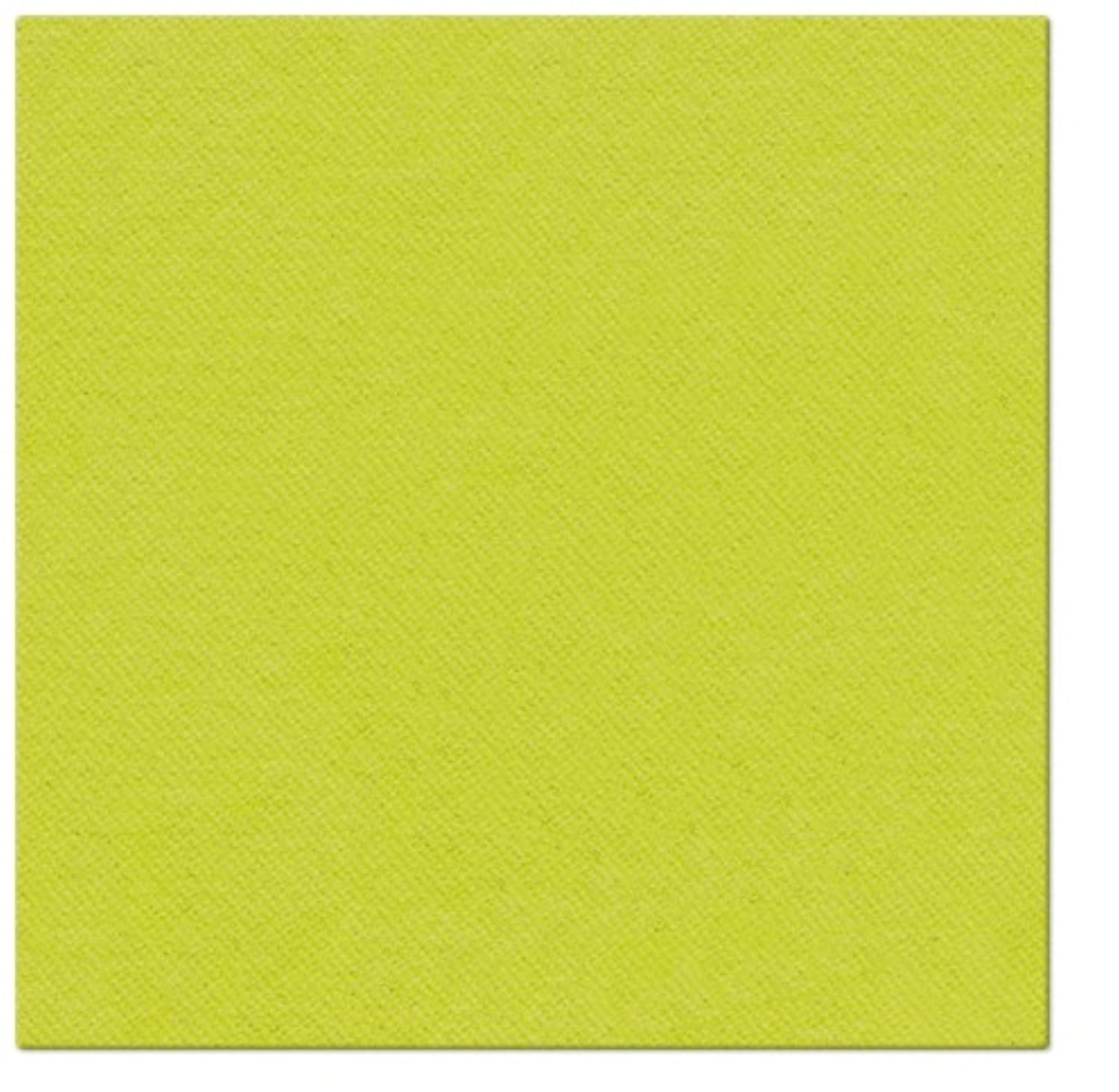 Servietten Dinner 50x Unifarbe lime, 40x40cm in Grün präsentiert im Onlineshop von KAQTU Design AG. Servietten ist von PAW