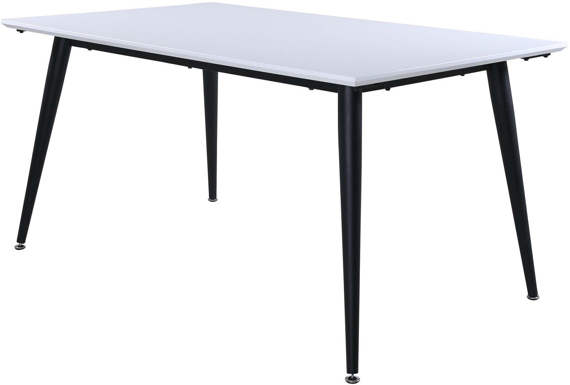Jimmy Tisch in Weiss präsentiert im Onlineshop von KAQTU Design AG. Esstisch ist von Venture Home