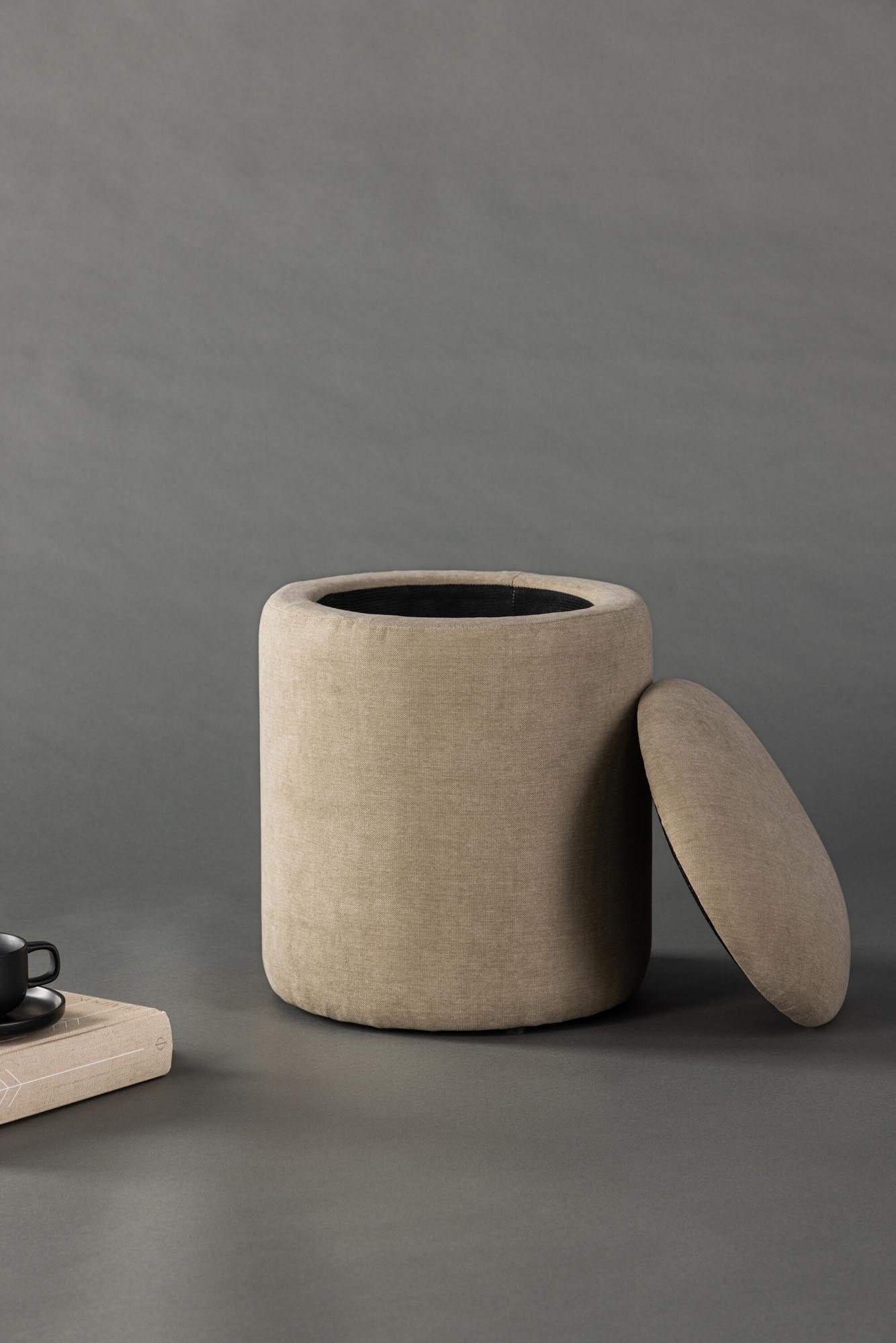 Limpen Pouf in Beige präsentiert im Onlineshop von KAQTU Design AG. Pouf ist von Venture Home