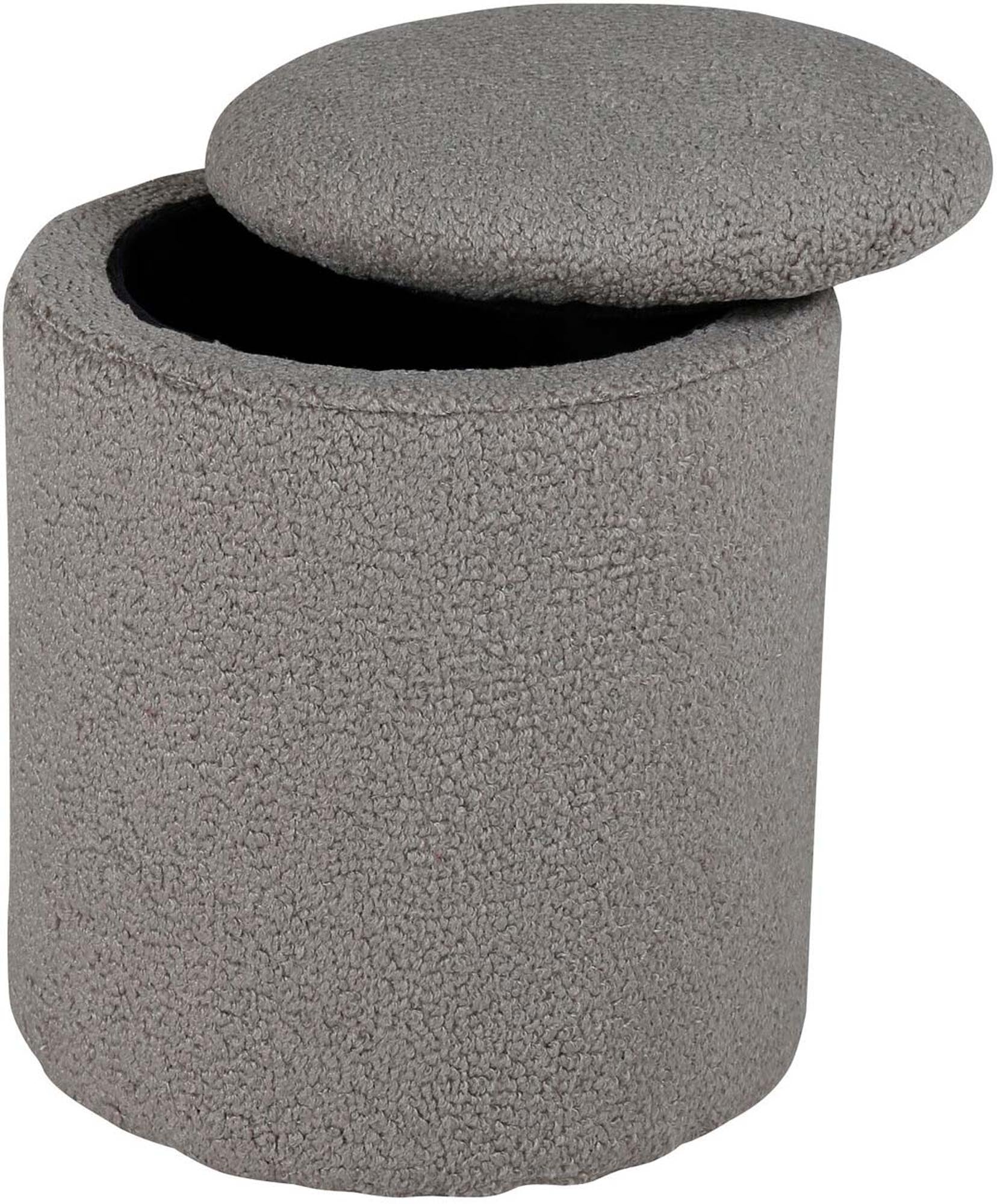 Limpen Ottoman / Pouf in Grau präsentiert im Onlineshop von KAQTU Design AG. Pouf ist von Venture Home