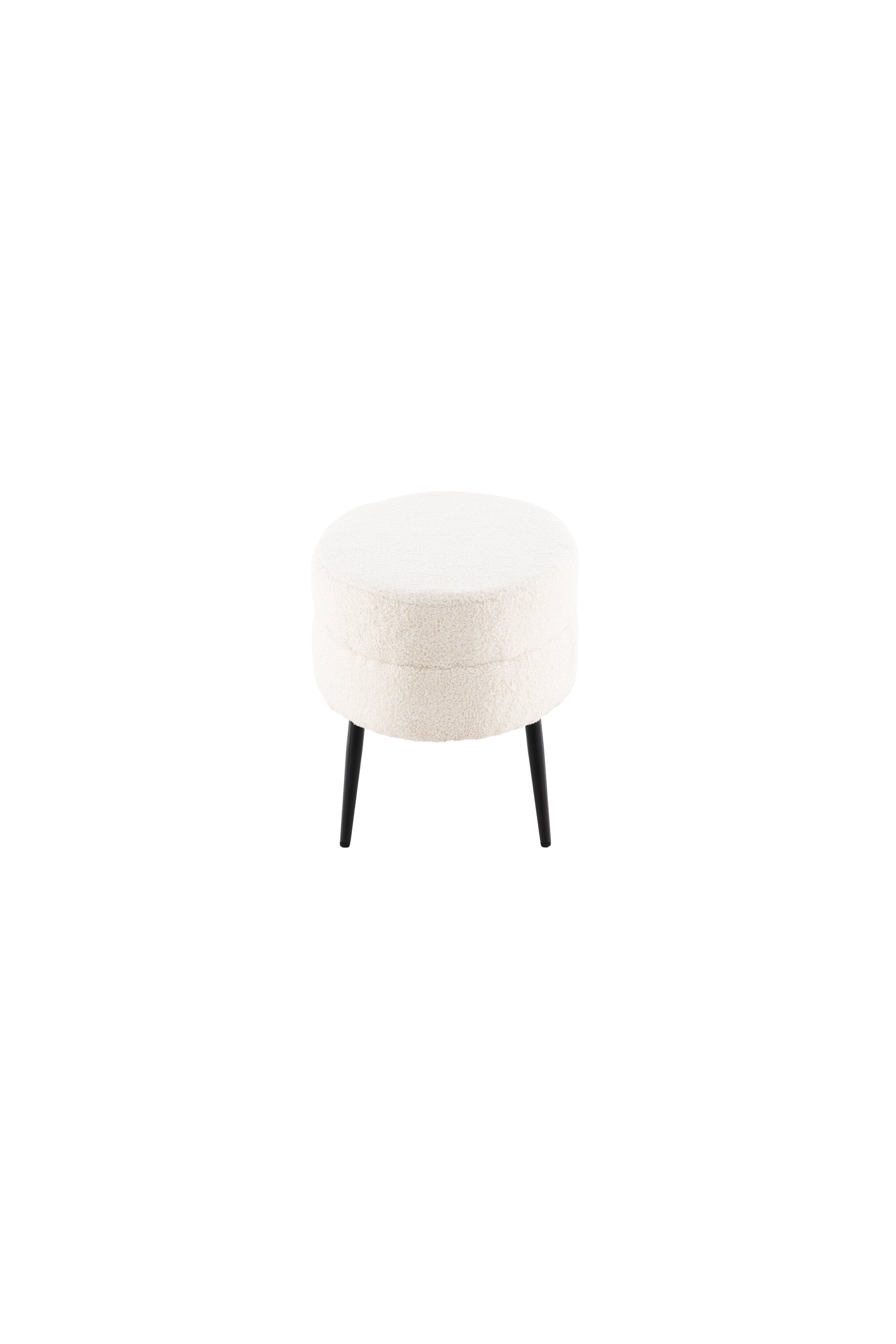 Otto Ottoman / Pouf in Weiss präsentiert im Onlineshop von KAQTU Design AG. Ottoman ist von Venture Home
