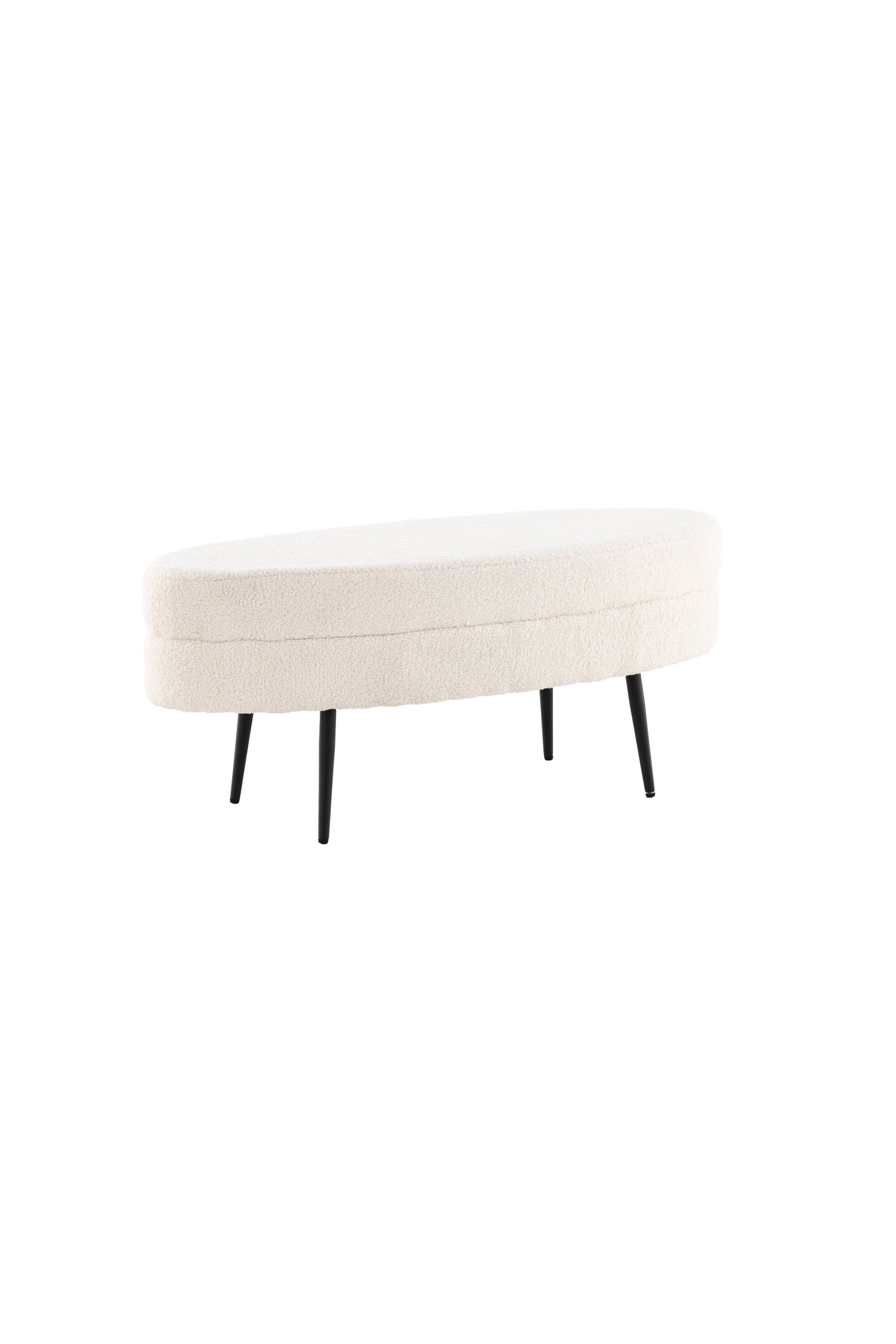 Otto Ottoman / Pouf in Weiss präsentiert im Onlineshop von KAQTU Design AG. Ottoman ist von Venture Home