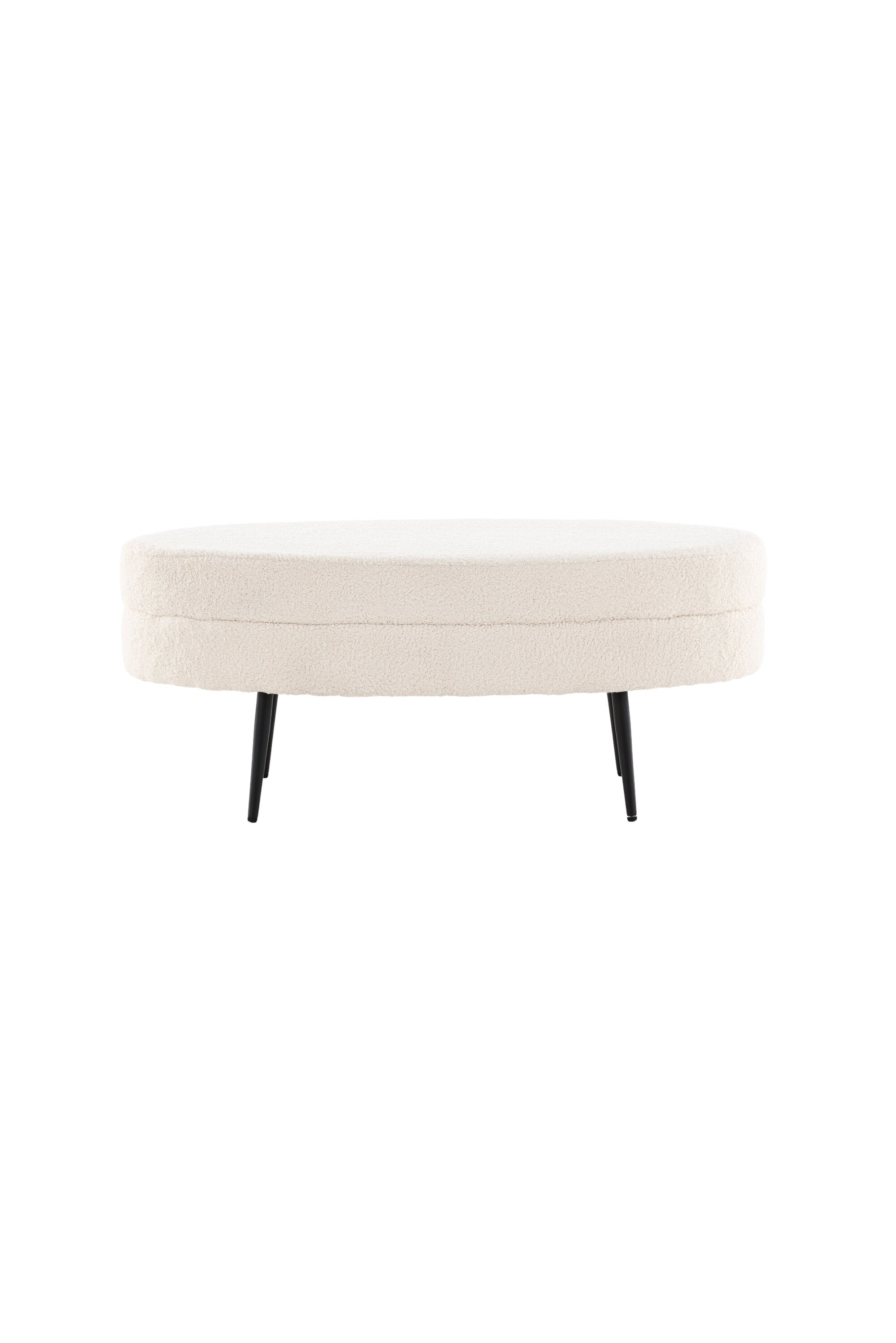 Otto Ottoman / Pouf in Weiss präsentiert im Onlineshop von KAQTU Design AG. Ottoman ist von Venture Home