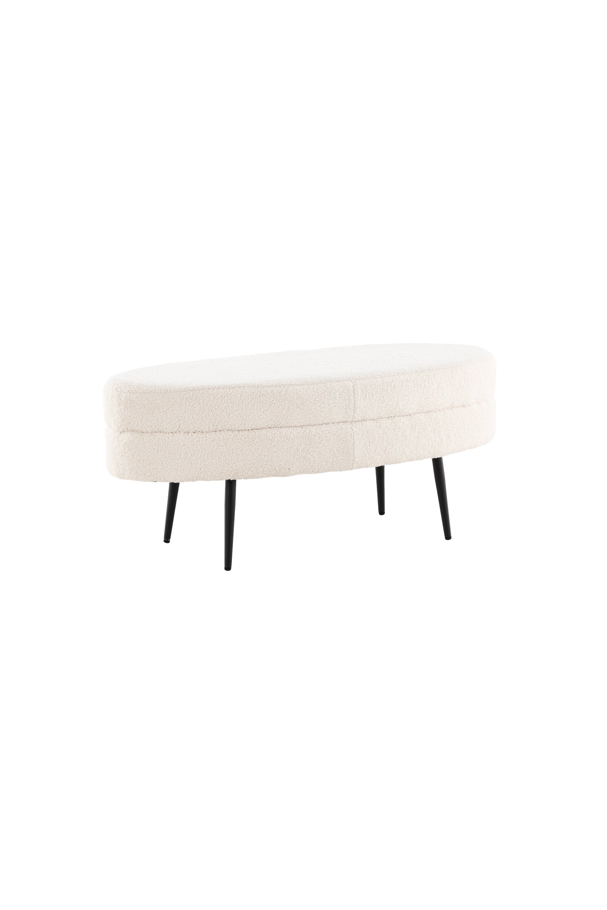 Otto Ottoman / Pouf in Weiss präsentiert im Onlineshop von KAQTU Design AG. Ottoman ist von Venture Home
