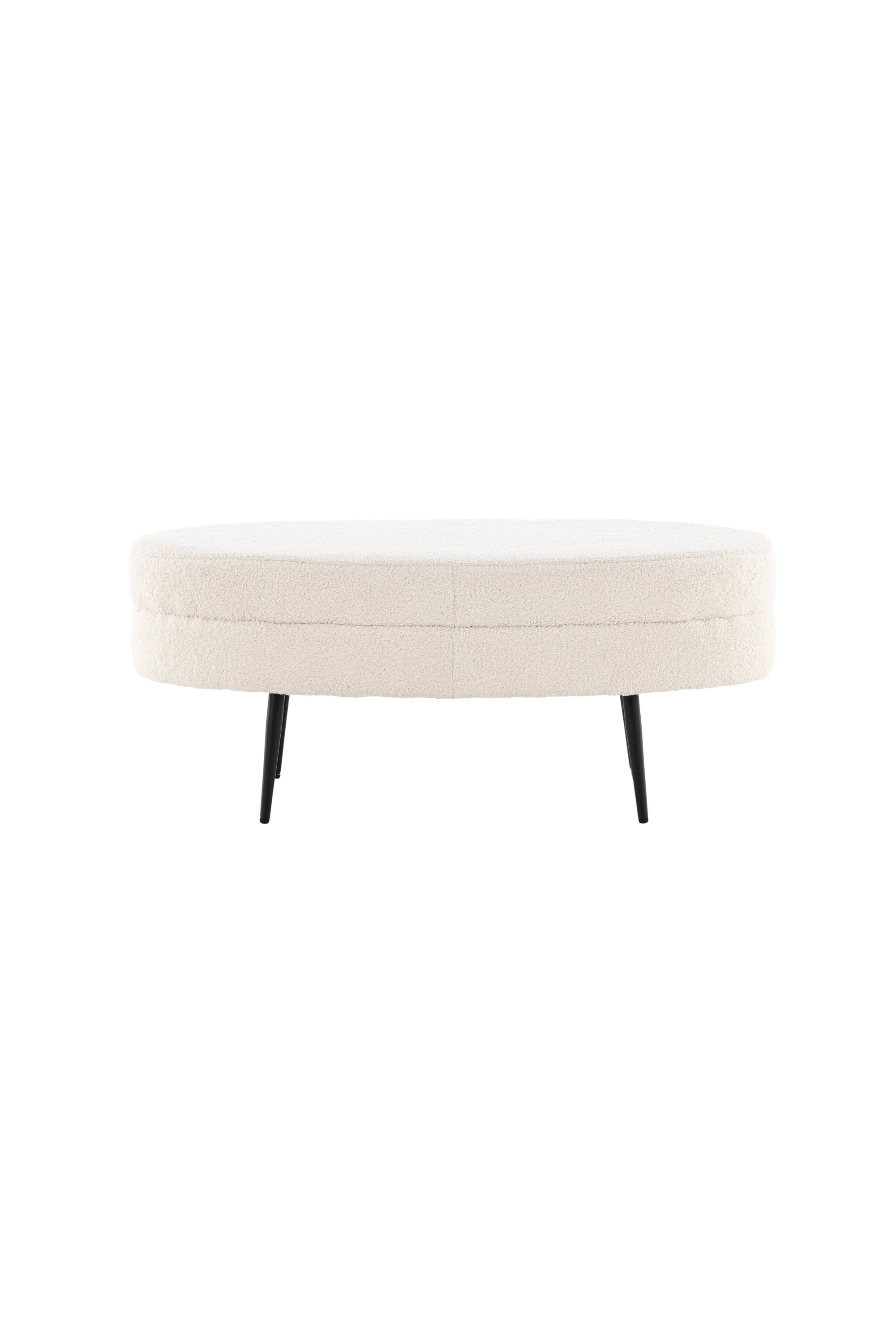 Otto Ottoman / Pouf in Weiss präsentiert im Onlineshop von KAQTU Design AG. Ottoman ist von Venture Home