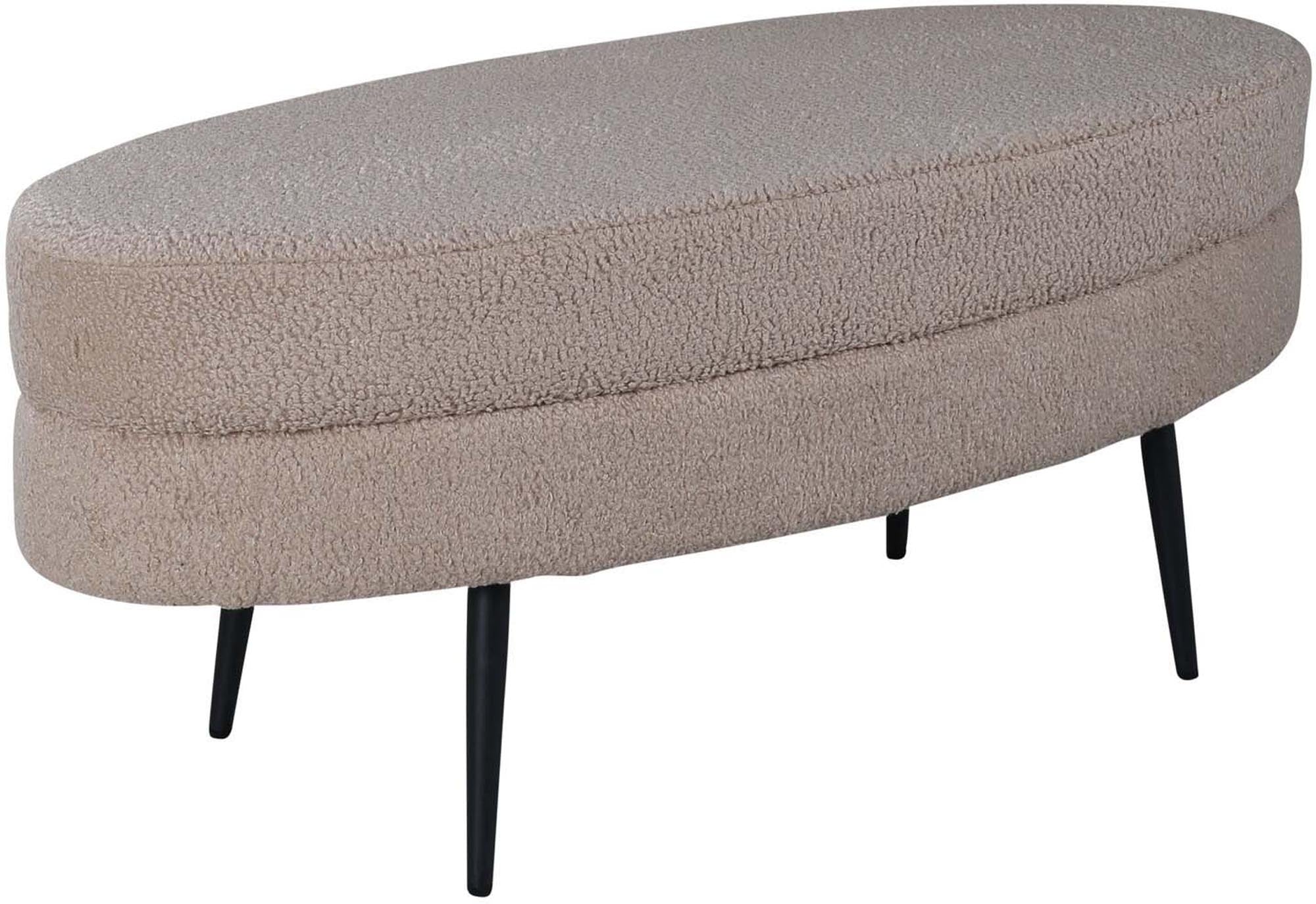 Otto Ottoman / Pouf in Beige präsentiert im Onlineshop von KAQTU Design AG. Ottoman ist von Venture Home