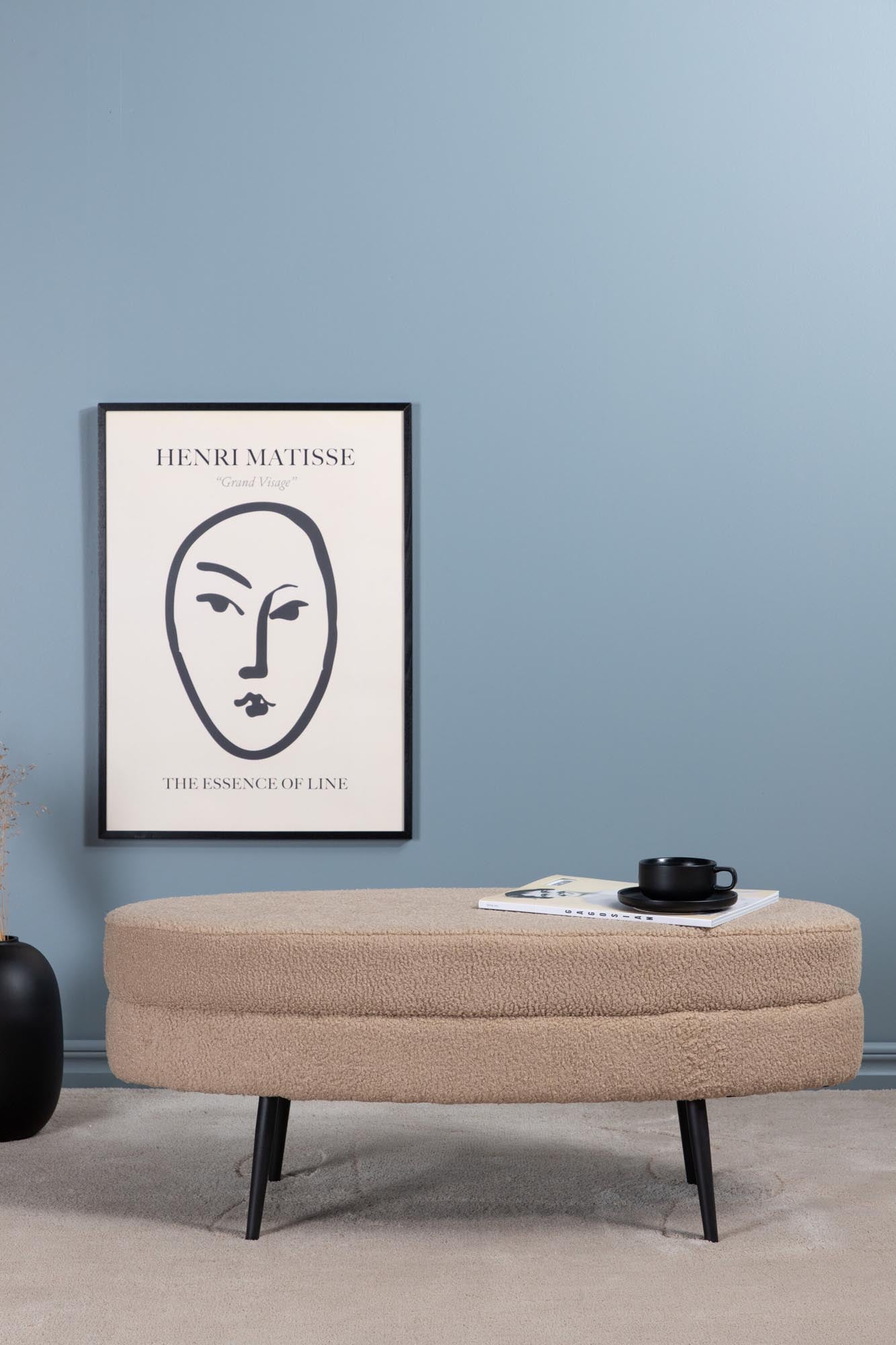 Otto Ottoman / Pouf in Beige präsentiert im Onlineshop von KAQTU Design AG. Ottoman ist von Venture Home