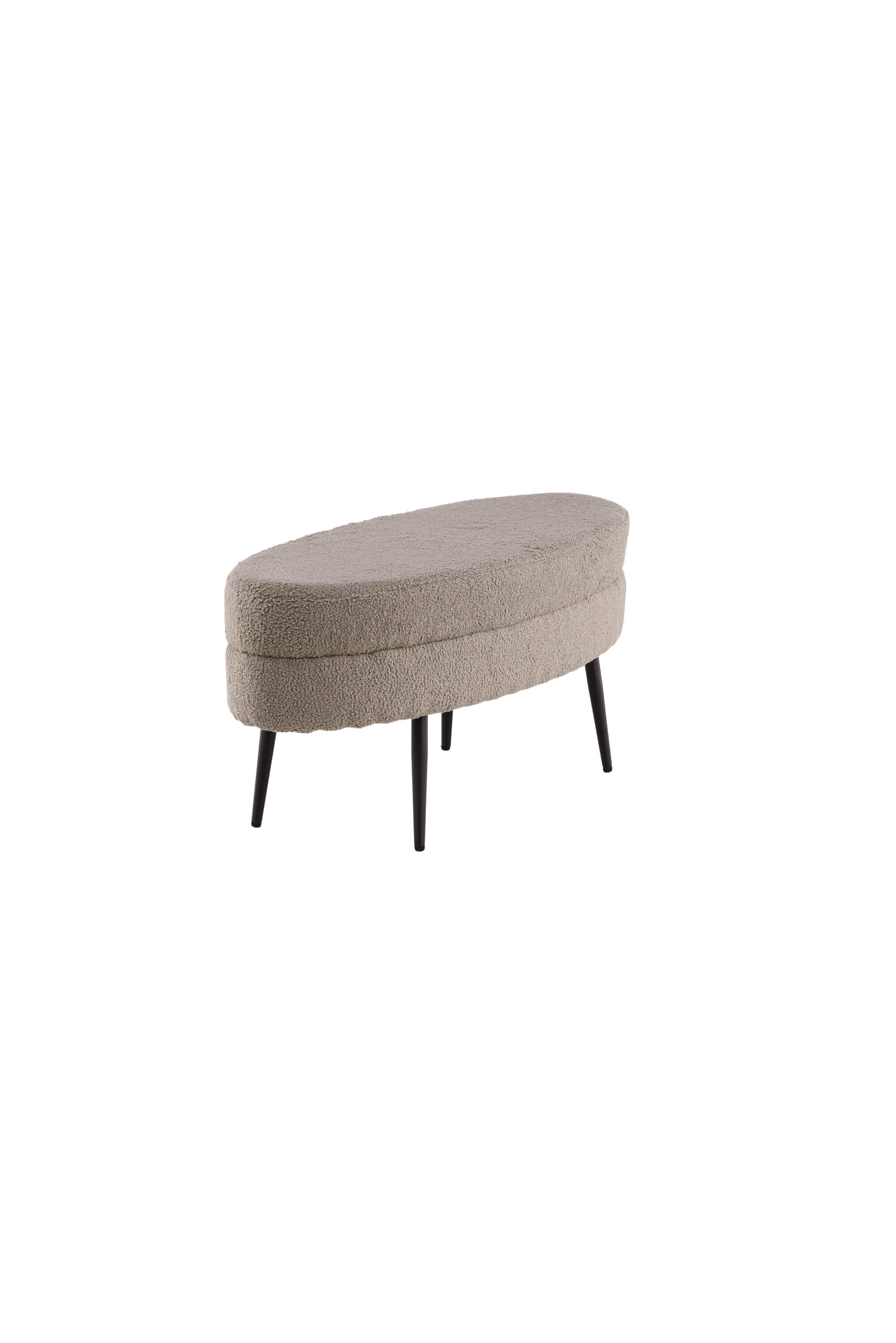 Otto Ottoman / Pouf in Greige präsentiert im Onlineshop von KAQTU Design AG. Ottoman ist von Venture Home