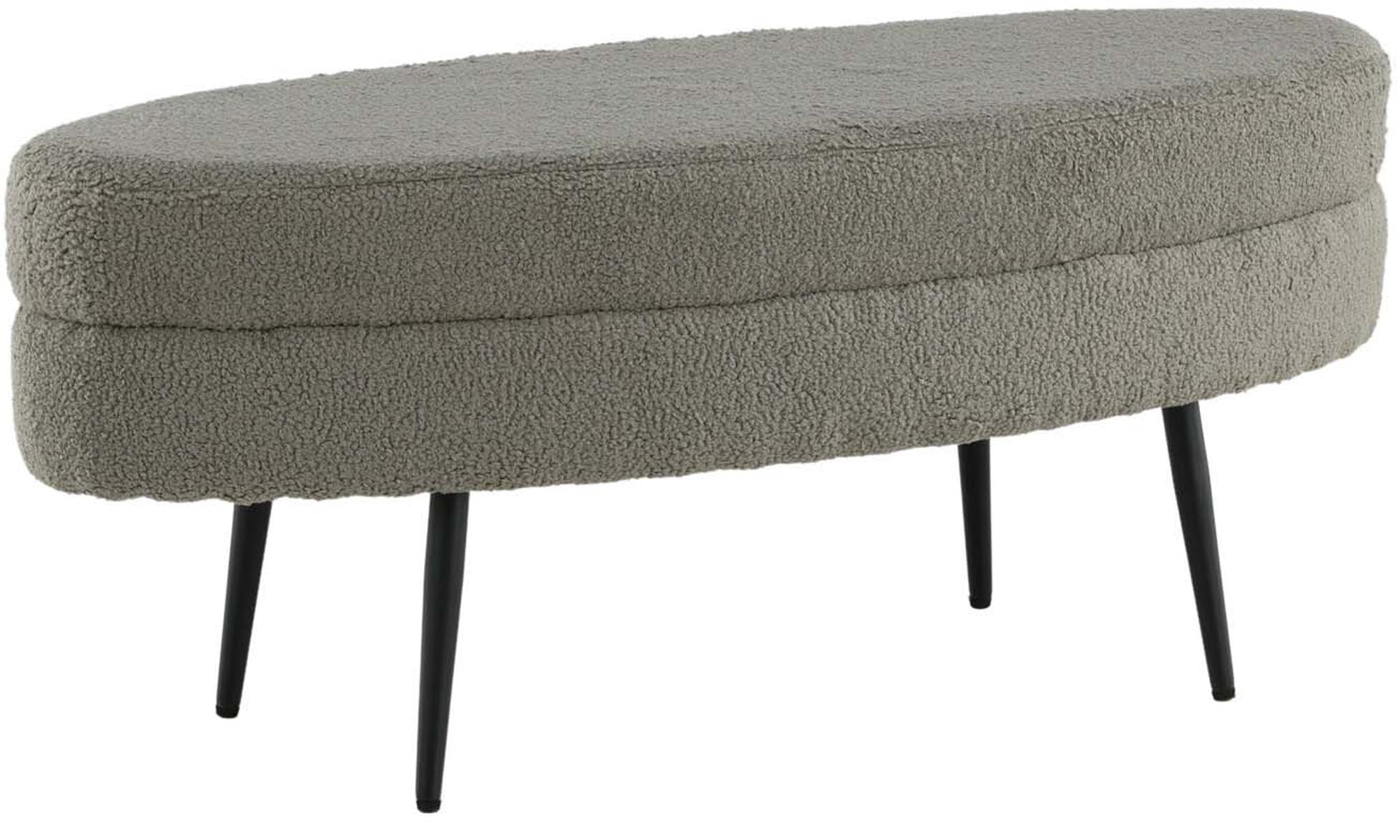 Entdecken Sie den Otto Ottoman von Venture Home: Eleganter, beiger Pouf mit hochwertigem Teddystoff, ideal für jeden Raum und vielseitig nutzbar.