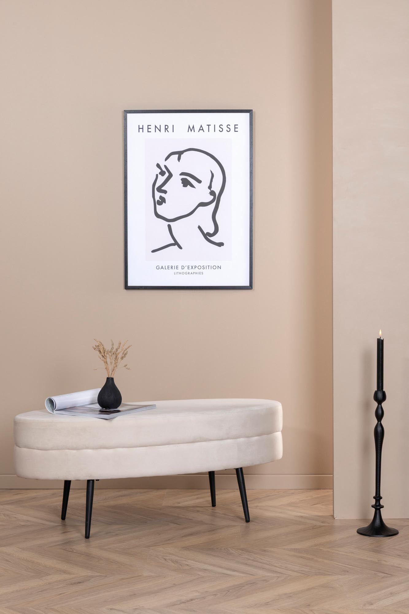 Otto Ottoman / Pouf in Weiss präsentiert im Onlineshop von KAQTU Design AG. Ottoman ist von Venture Home