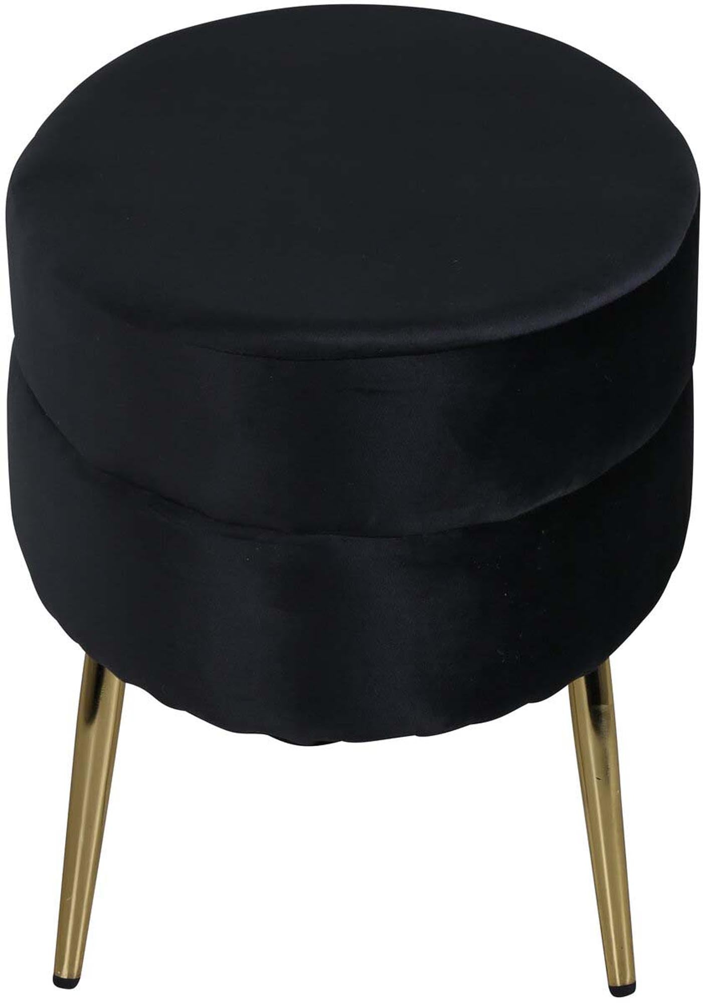 Otto Ottoman / Pouf in Schwarz präsentiert im Onlineshop von KAQTU Design AG. Ottoman ist von Venture Home
